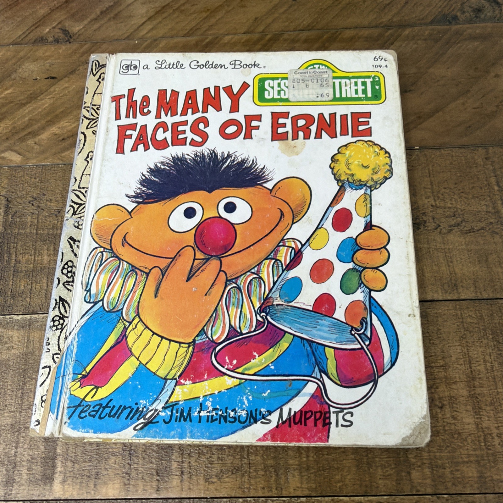 Sesame Street A Little Golden Book Vintage Children&rsquo;s Books 1970-80s