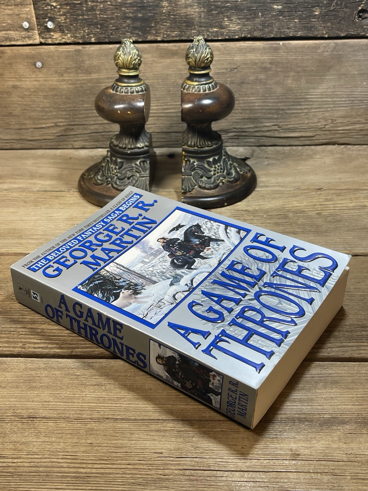“A Game of Thrones” George R. R. Martin Trade Oversized PB Rare Jon Snow Cover