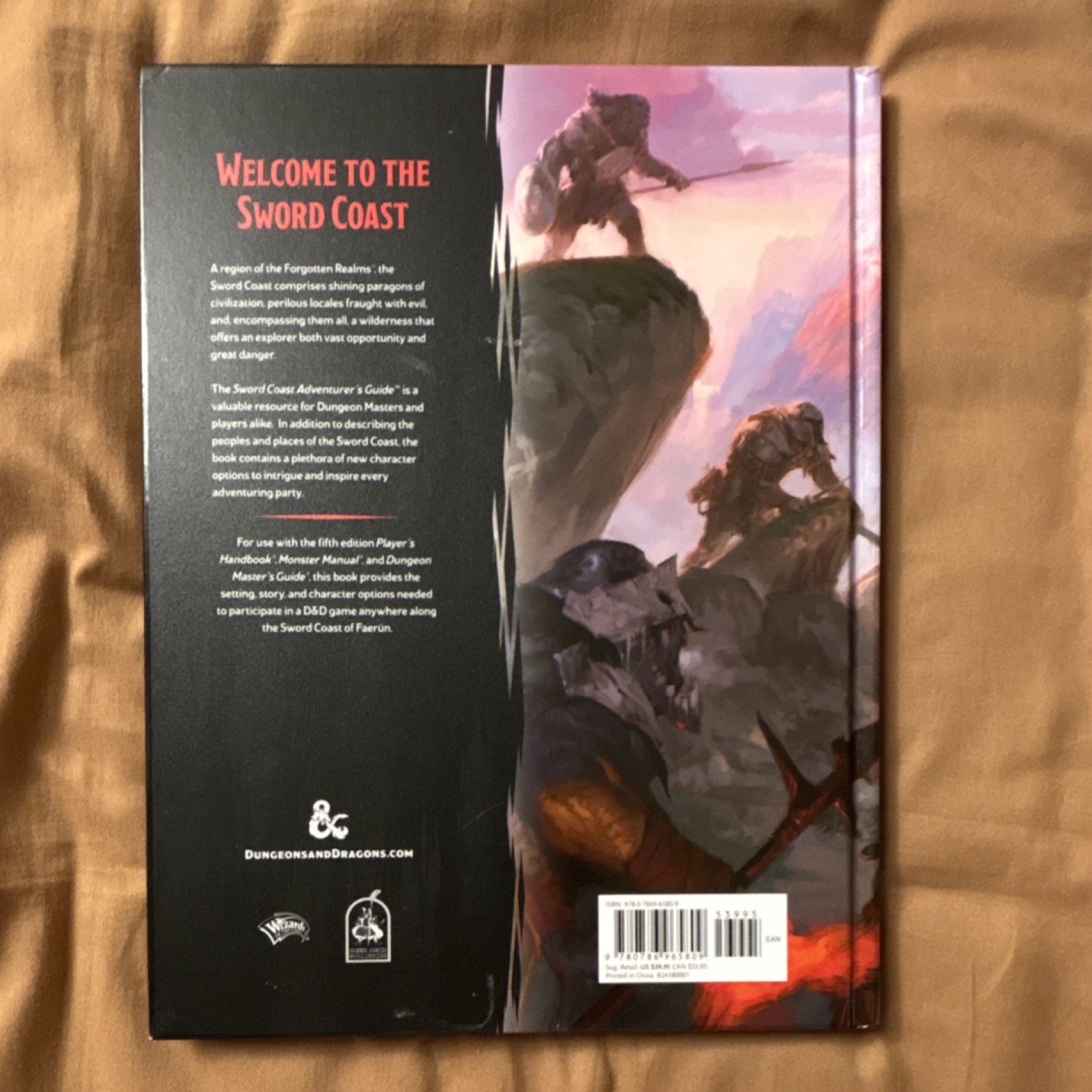 Wizards of the Coast Sword Coast Adventurer&rsquo;s Guide Dungeons & Dragons Hardcover
