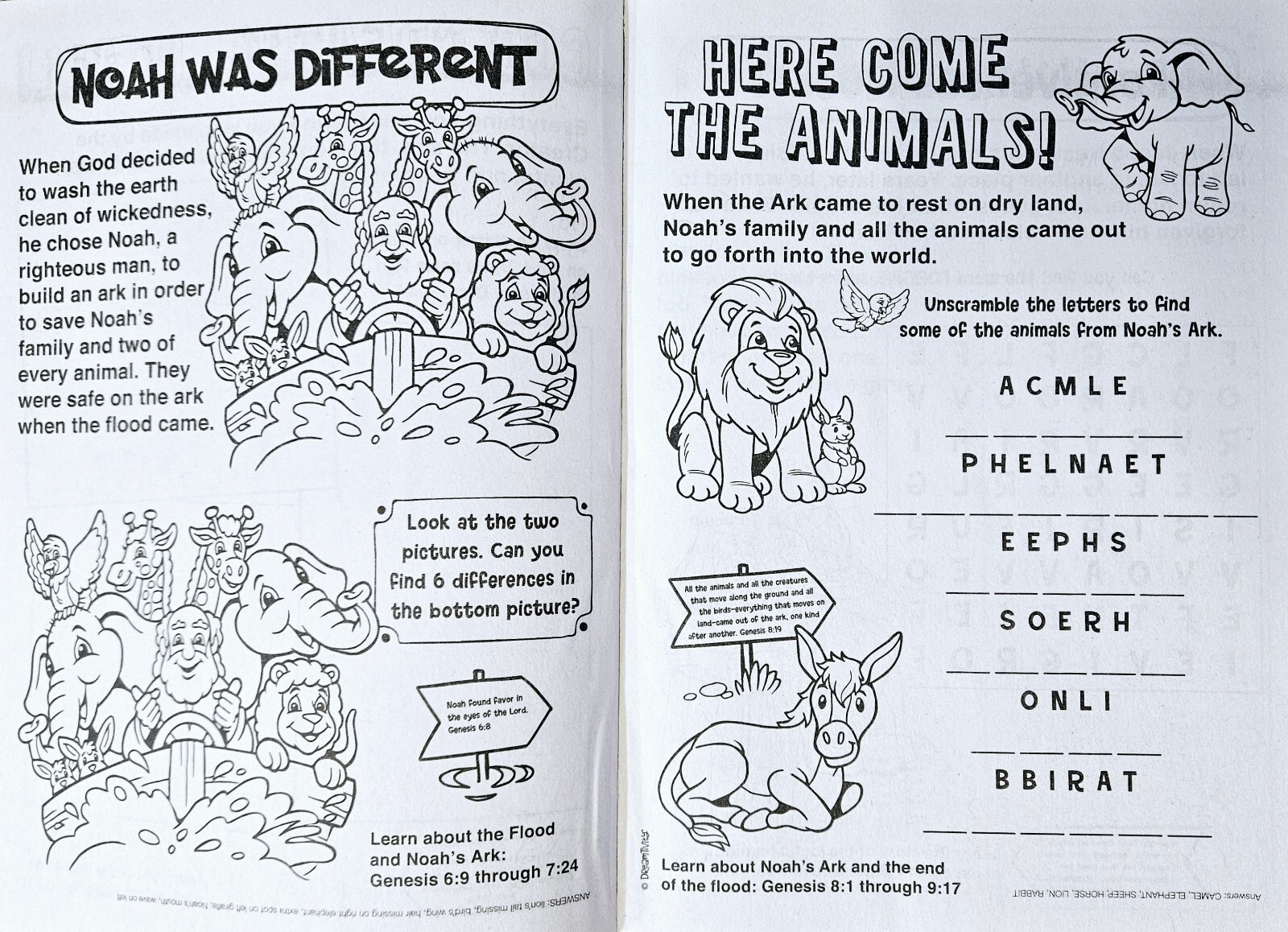 Bible Fun Colortivity Activity & Coloring Books Set of 4 – Over 250 pages!
