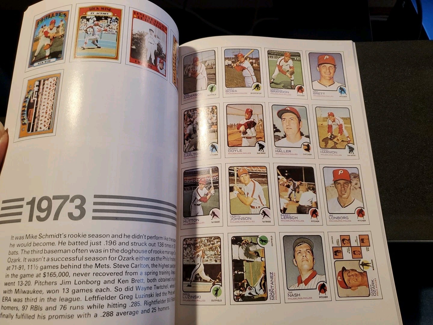 SURF LAUNDRY DETERGENT PHILADELPHIA PHILLIES TOPPS BASEBALL CARD COLLECTOR BOOK