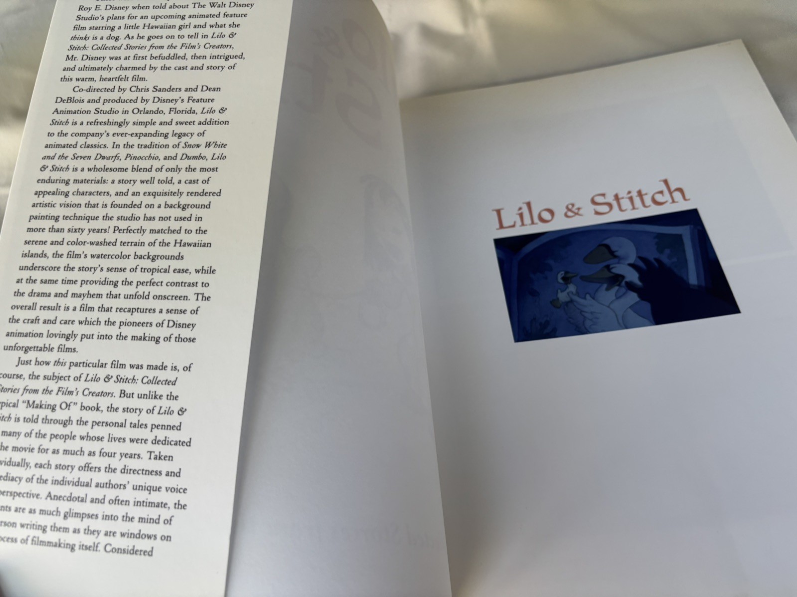 Lilo & Stitch: Collected Stories From the Film&rsquo;s Creators, First Edition
