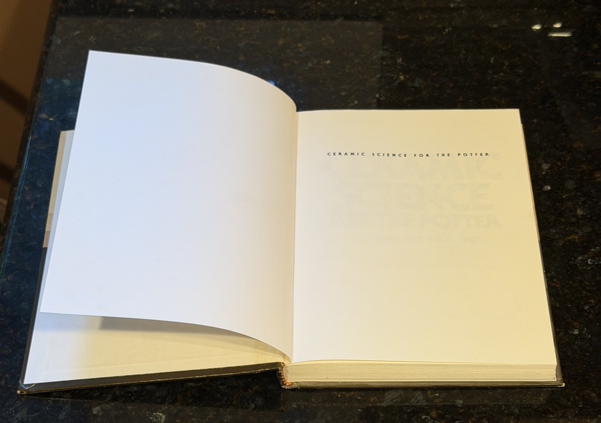 Ceramic Science for the Potter Second Edition W.G. Lawrence West Chilton Book Co