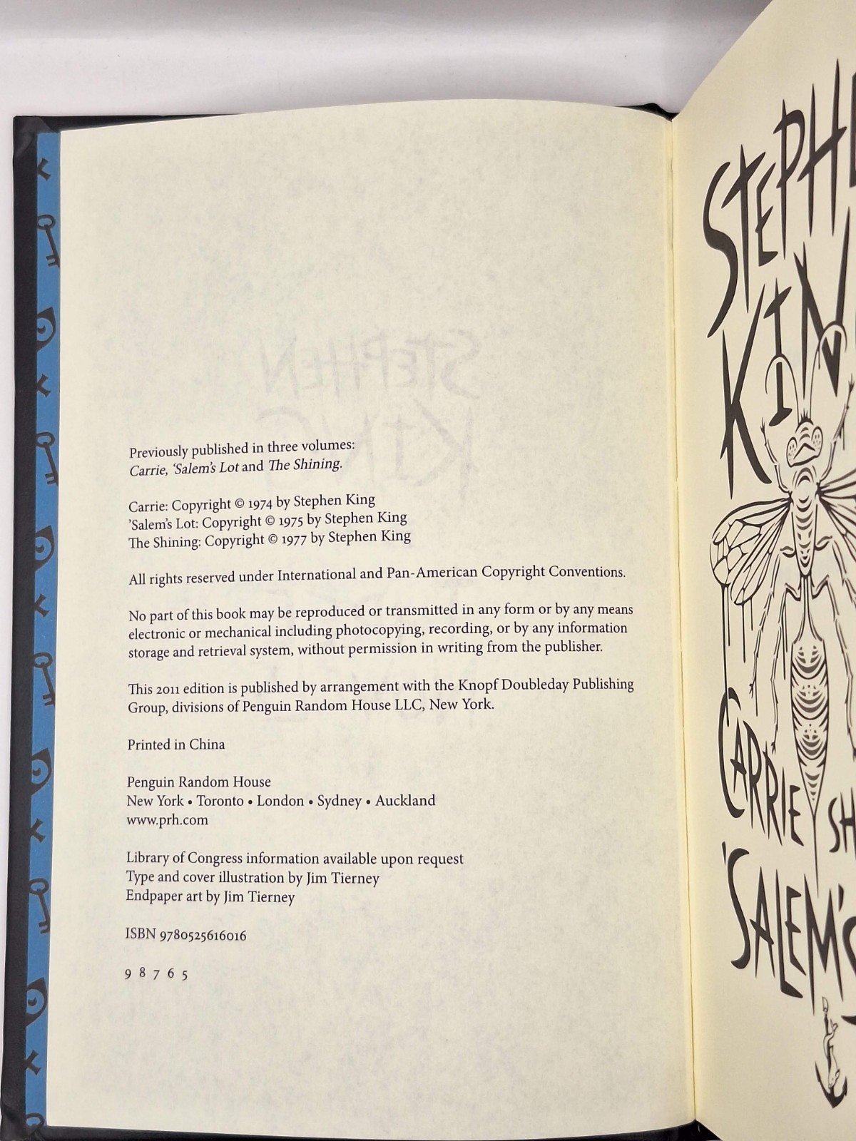 Stephen King: Three Novels (Carrie, The Shining, Salem&rsquo;s Lot) Collector&rsquo;s Ed.