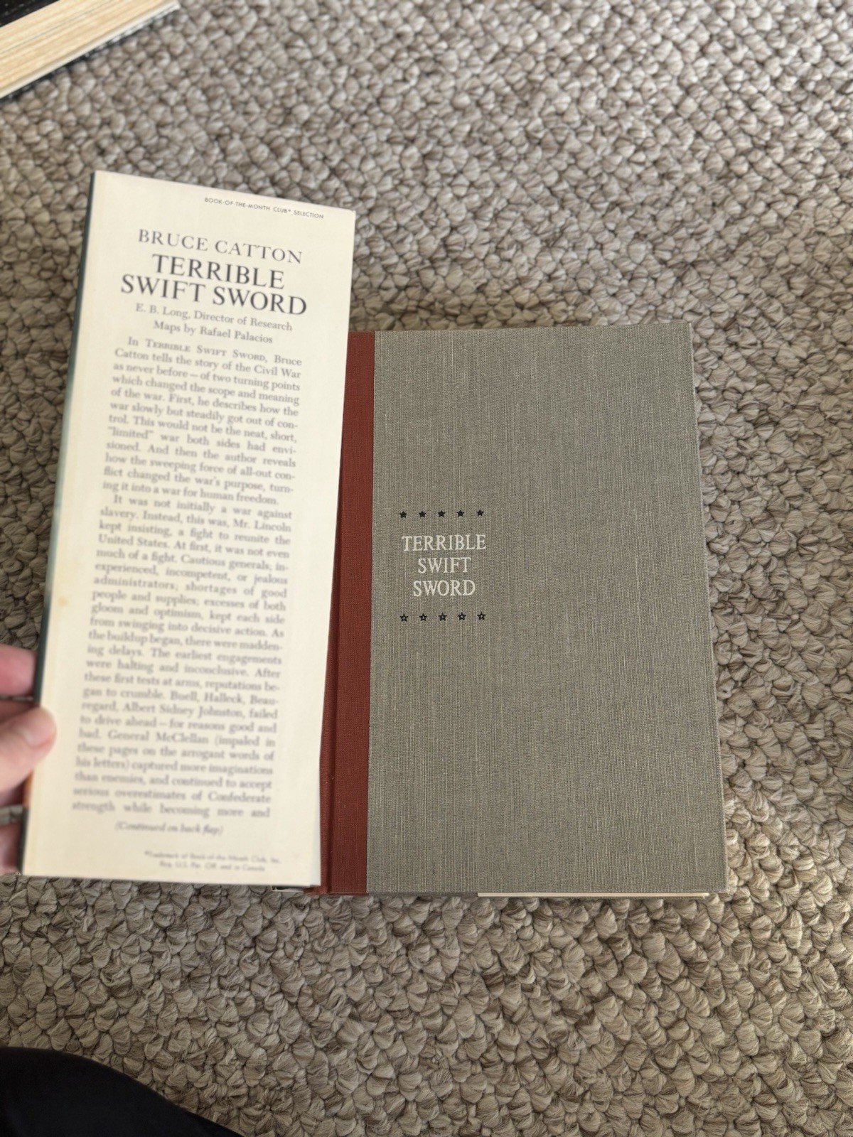 Lot of 8 Vintage Blue American History Hardcover Books