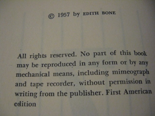 « 7 YEARS&rsquo; SOLITARY » Edith BONE; FE 1957 HC /DJ, VGC