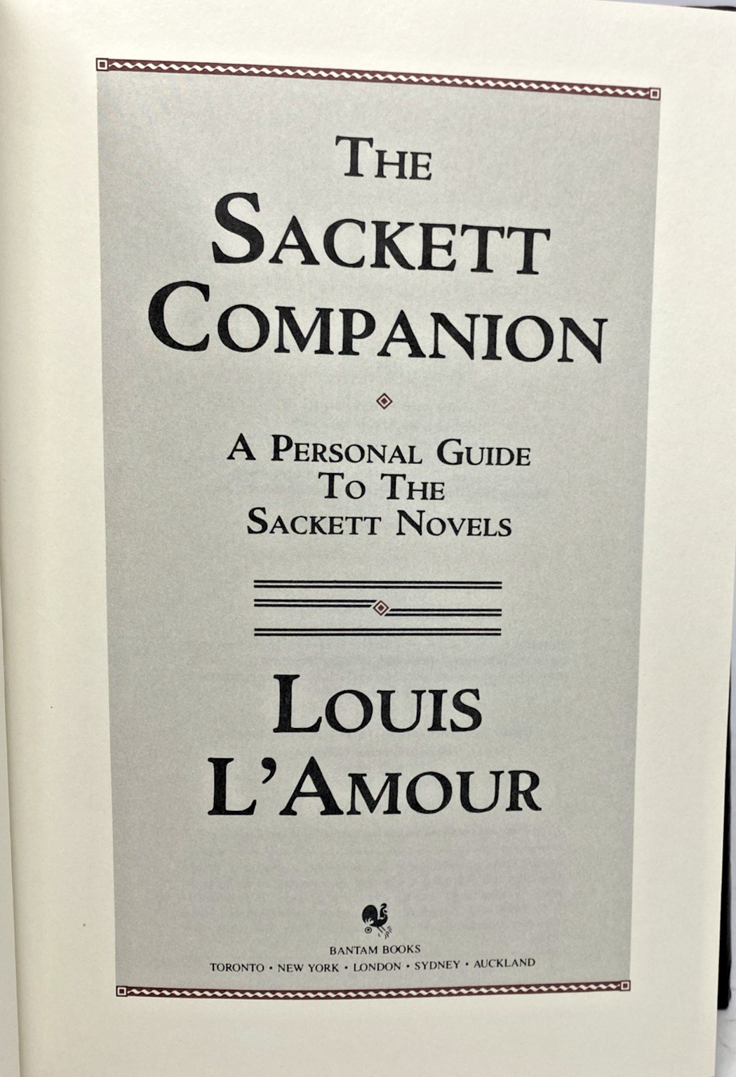 Louis L&rsquo;Amour Lot of 4~ Imitation Leather Excellent Condition~ Bantam Books