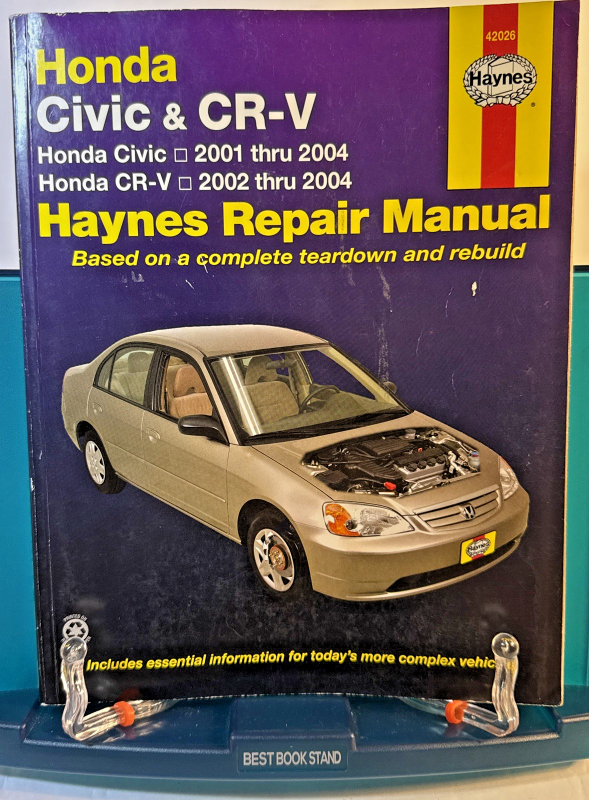 Honda Civic 2001-2004 & CR-V 2002-2004 (Hayne&rsquo;s Automotive Repair Manual) #42026