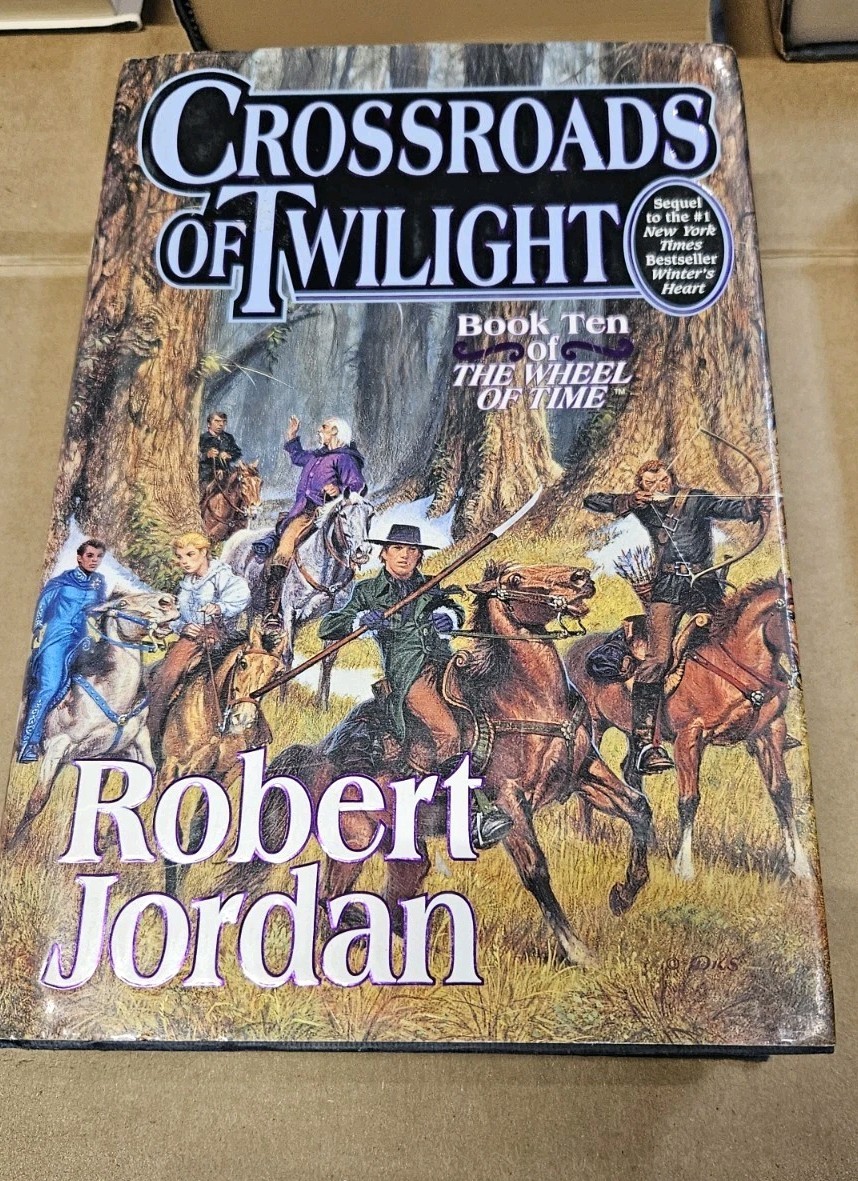 Lot of 6 Wheel of Time HC Books Robert Jordan
