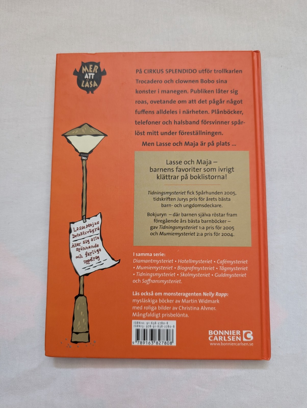 Lasse Maja&rsquo;s Detective Agency 8 Book Hardcover Lot in Swedish Svenska Widmark