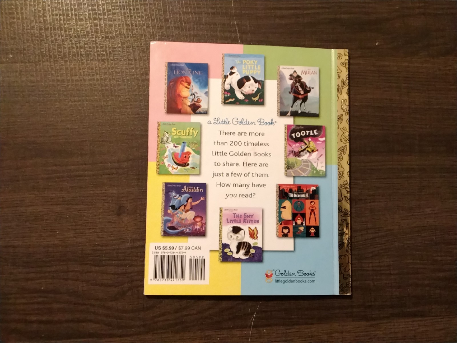 A Little Golden Book – Disney&rsquo;s – Lilo & Stitch