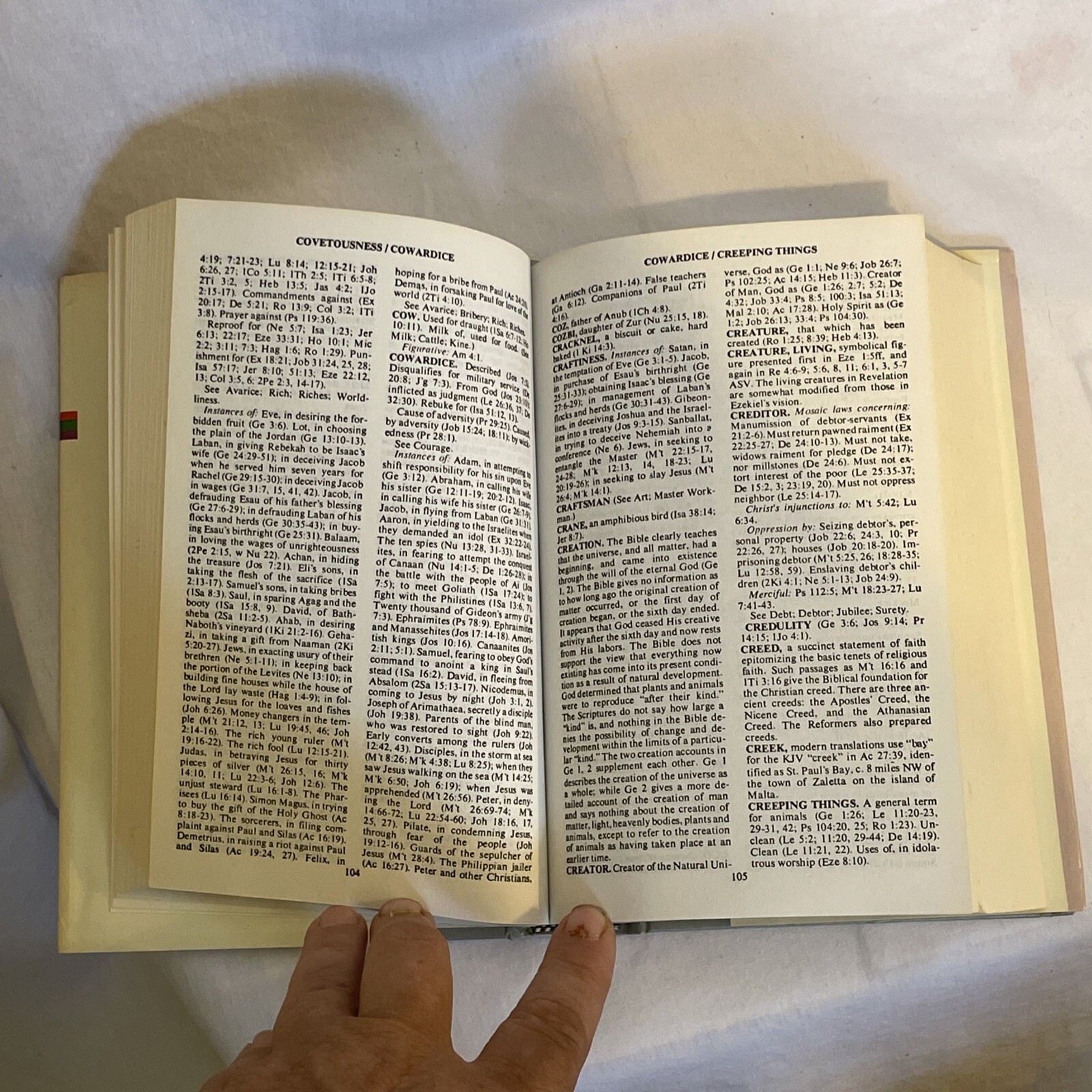 Nave&rsquo;s Compact Topical Bible 1972 Regency Reference Library Zondervan HB Dust Ja