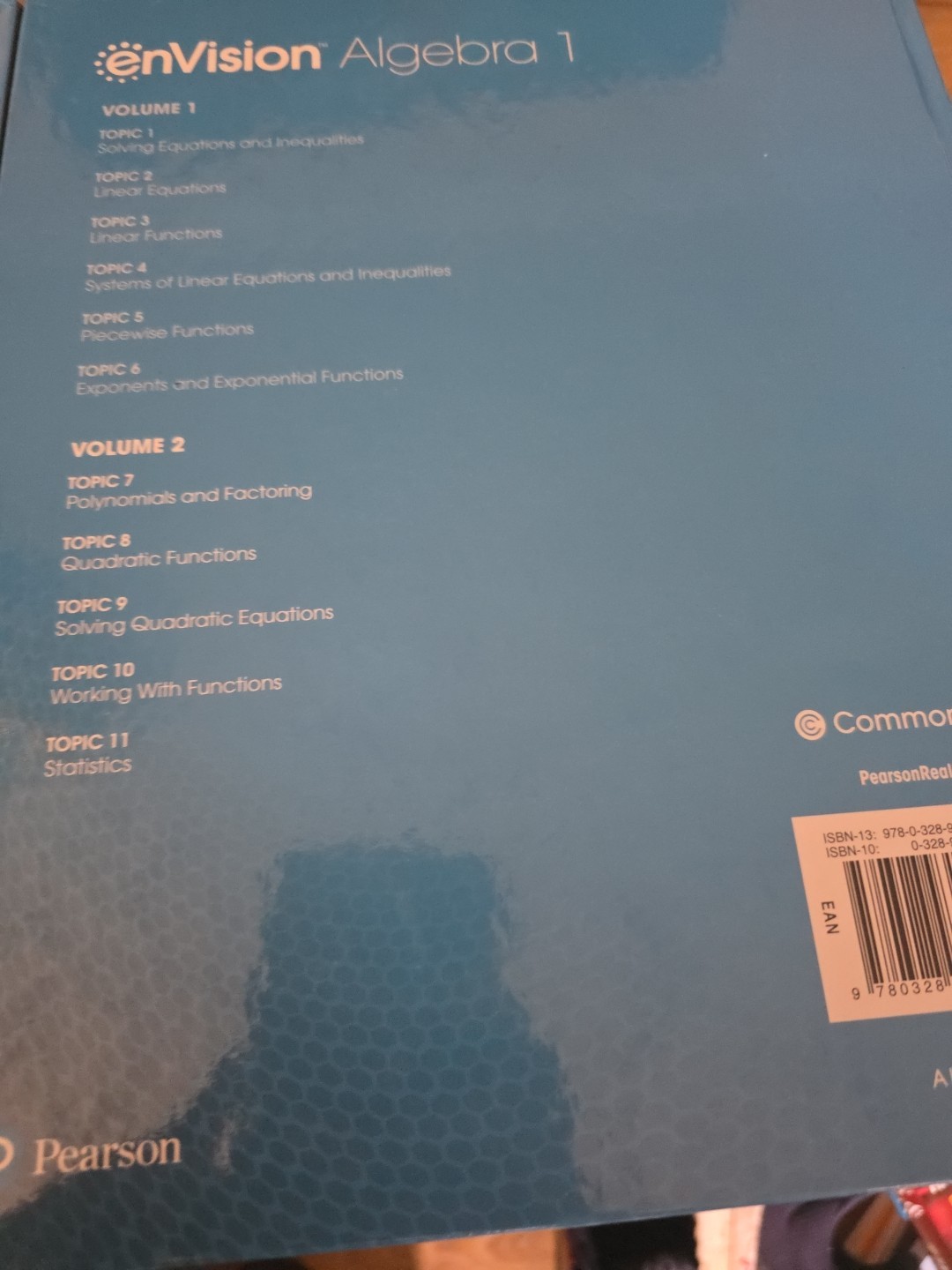 enVision Algebra 1 Teacher&rsquo;s Ed. Volume 1 & 2 2018