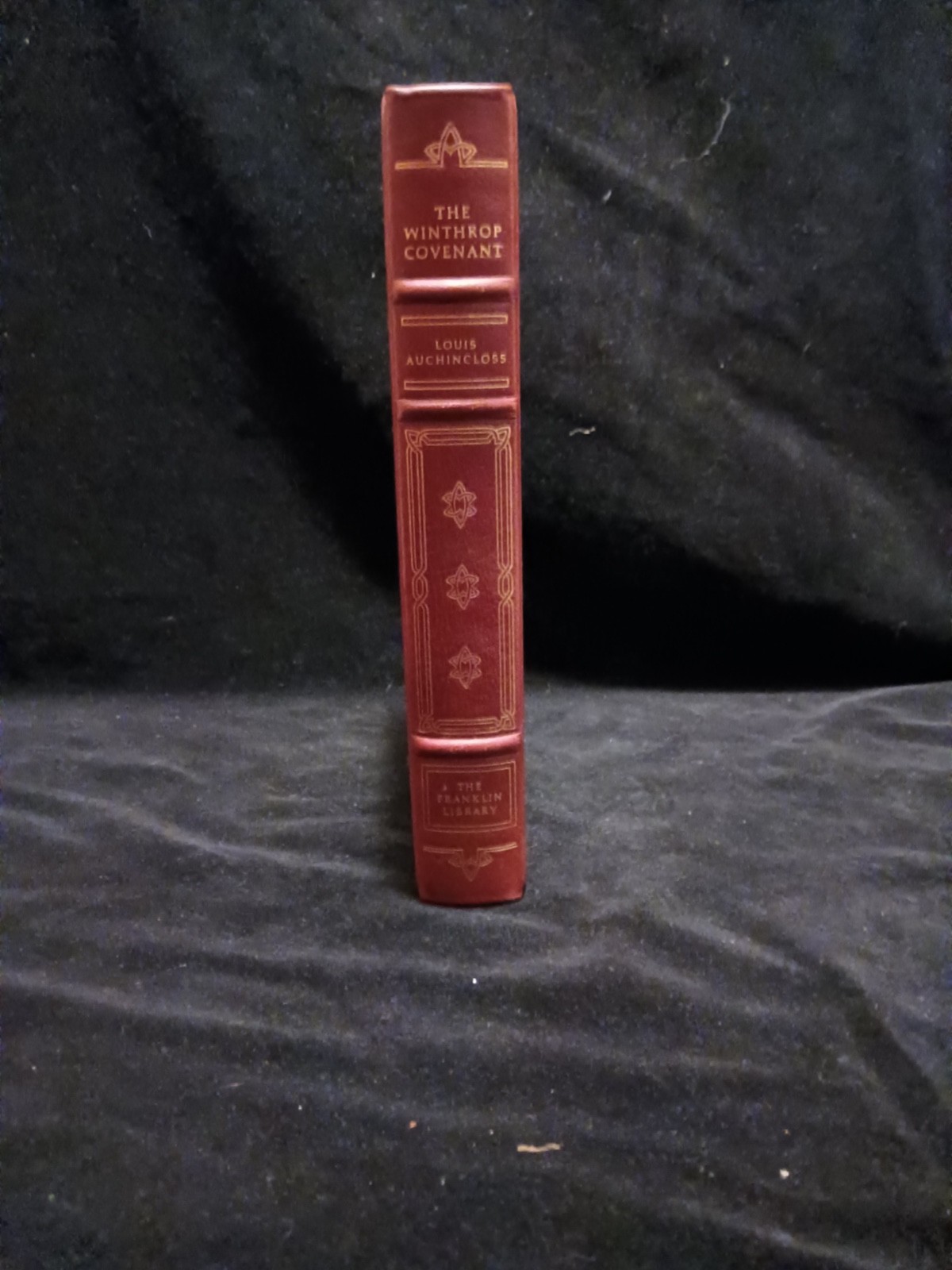 Louis Auchincloss THE WINTHROP COVENANT Franklin Library Leather LIKE NEW Gold