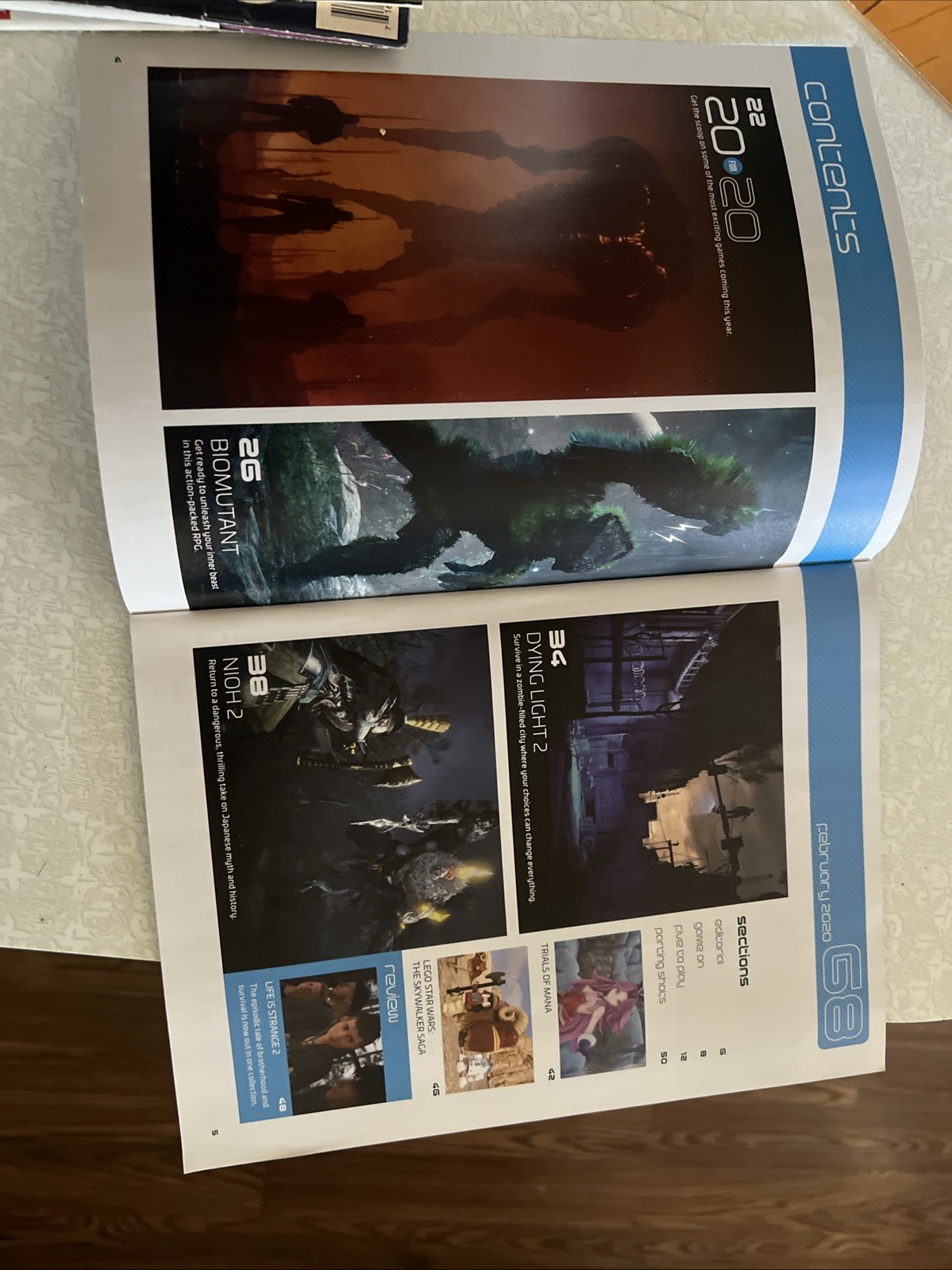 Walmart Gamecenter Magazine Issue 68 Feb 2020 – Biomutant Doom Eternal Poster