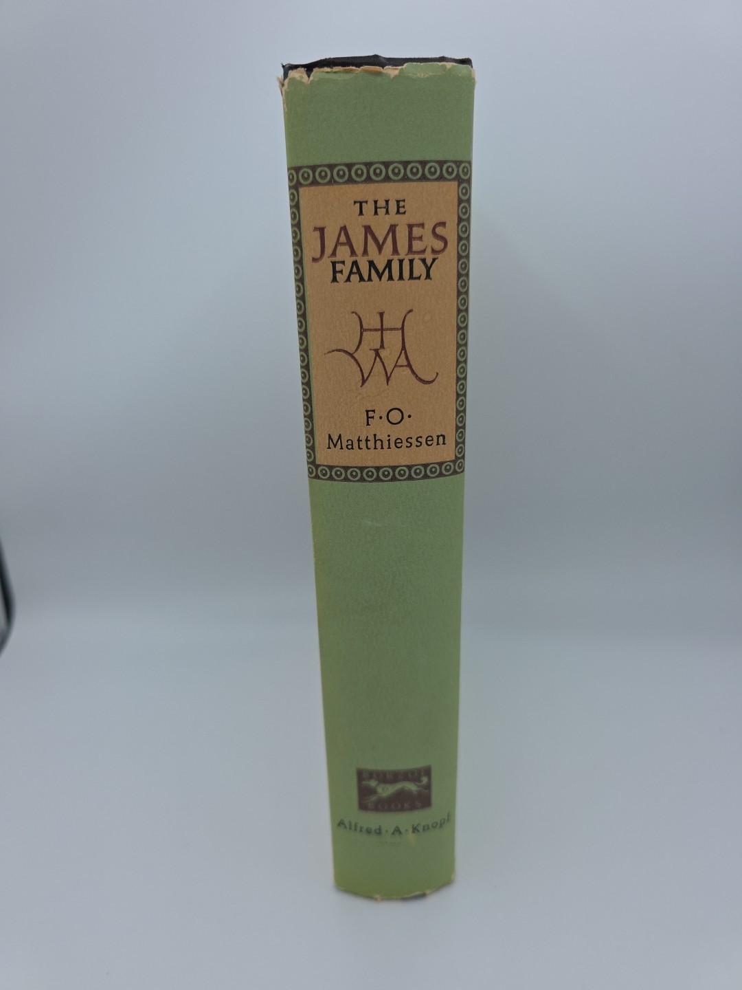The James Family, A Group Biography by F.O. Matthiessen 3rd Printing (1961 HC)