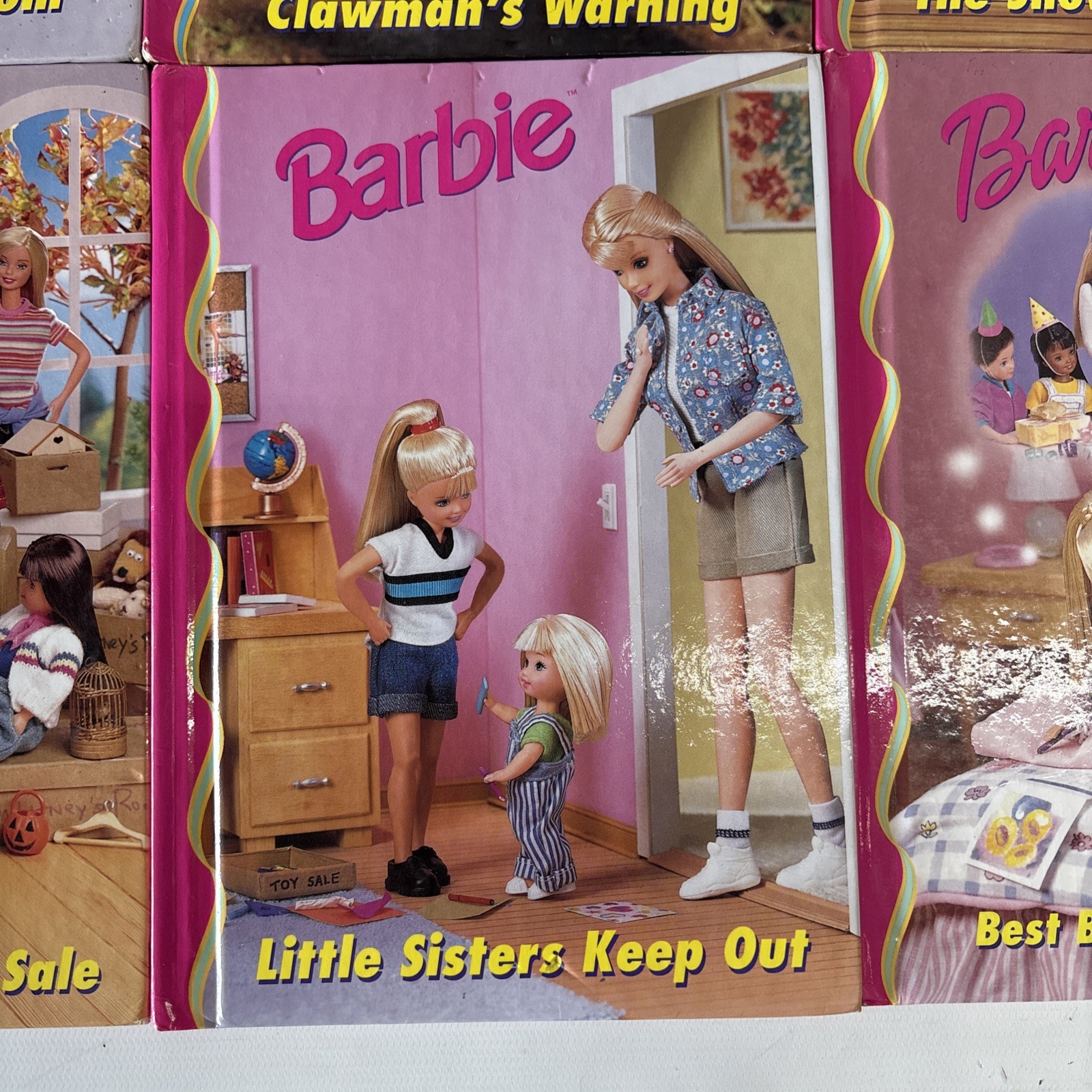Barbie & Friends Barbie Core Grolier Books Club 1990&rsquo;s Hardcover Book Lot Of 8