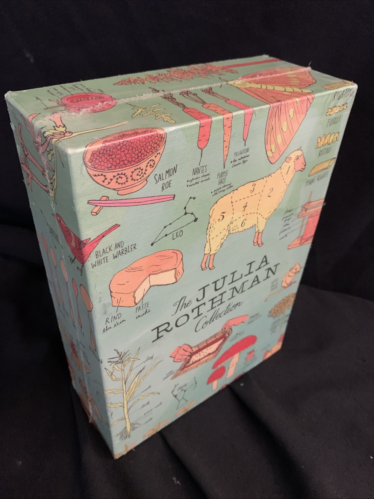 CLEAN NEW SEALED FRESH! Julia Rothman Collection 3 Book Box Set NATURE FARM FOOD