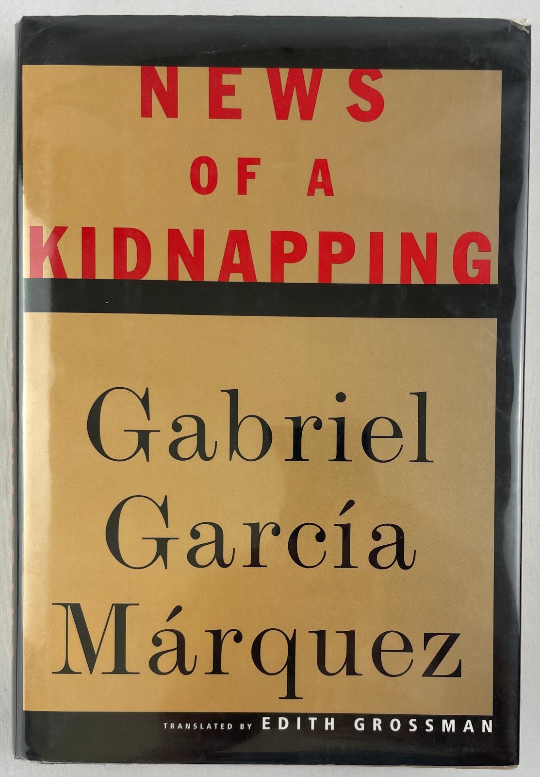 News of a Kidnapping, Gabriel García Márquez, 1997, 1st American Edition, HCDJ