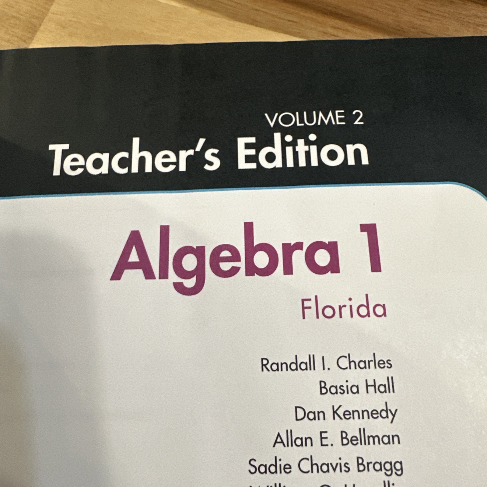 Algebra 1 Common Core Teacher&rsquo;s Edition Volume 2 2015 Pearson