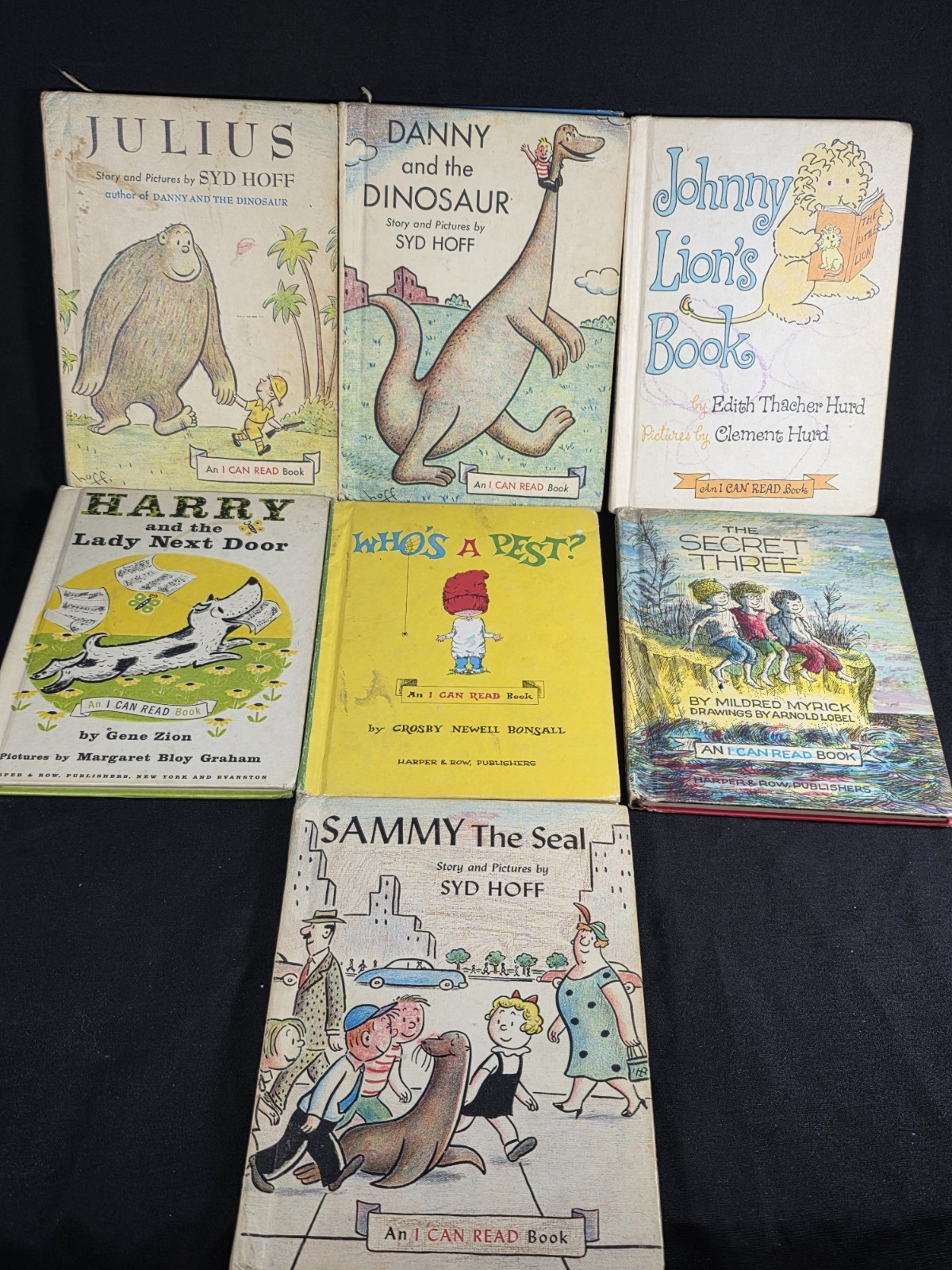 Vintage Childrens Books. An I Can Read Book Lot of 7. 50&rsquo;s-60&rsquo;s