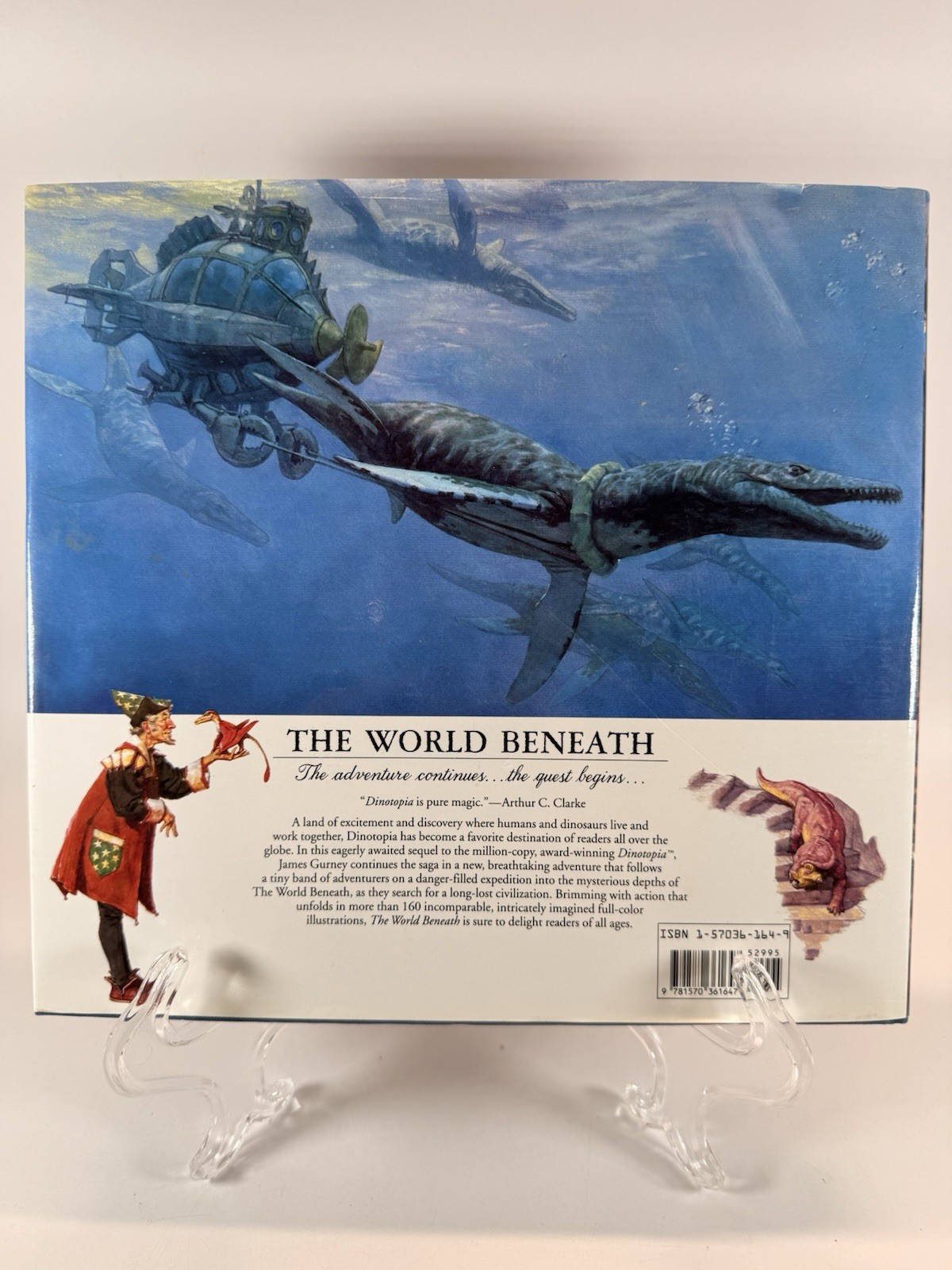 Dinotopia The World Beneath 1995 1st Edition James Gurney HC DJ MINT