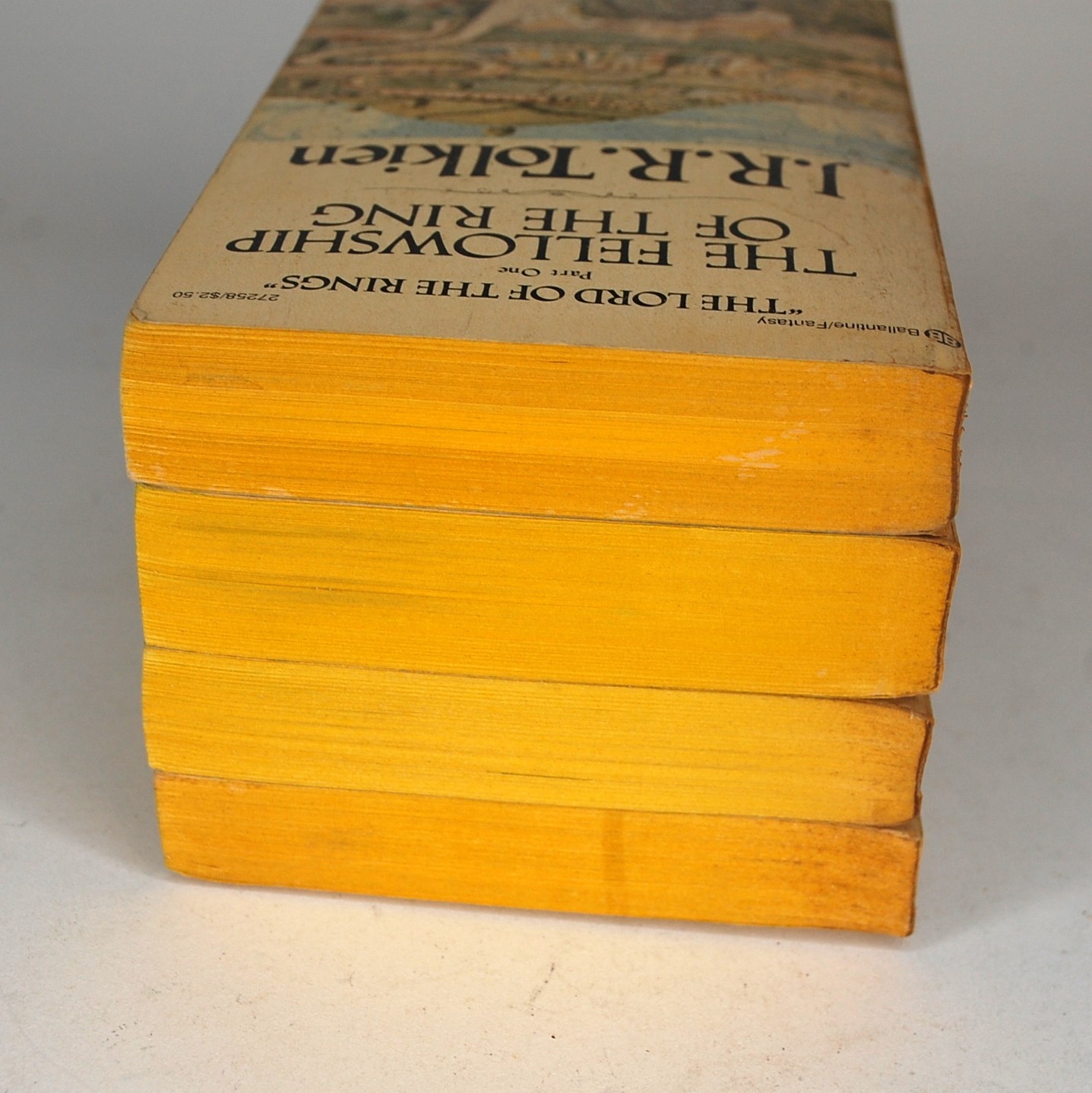 Gold Foil Box Set Ballantine 1973 Lord of the Rings J R R Tolkien 4 PB Set