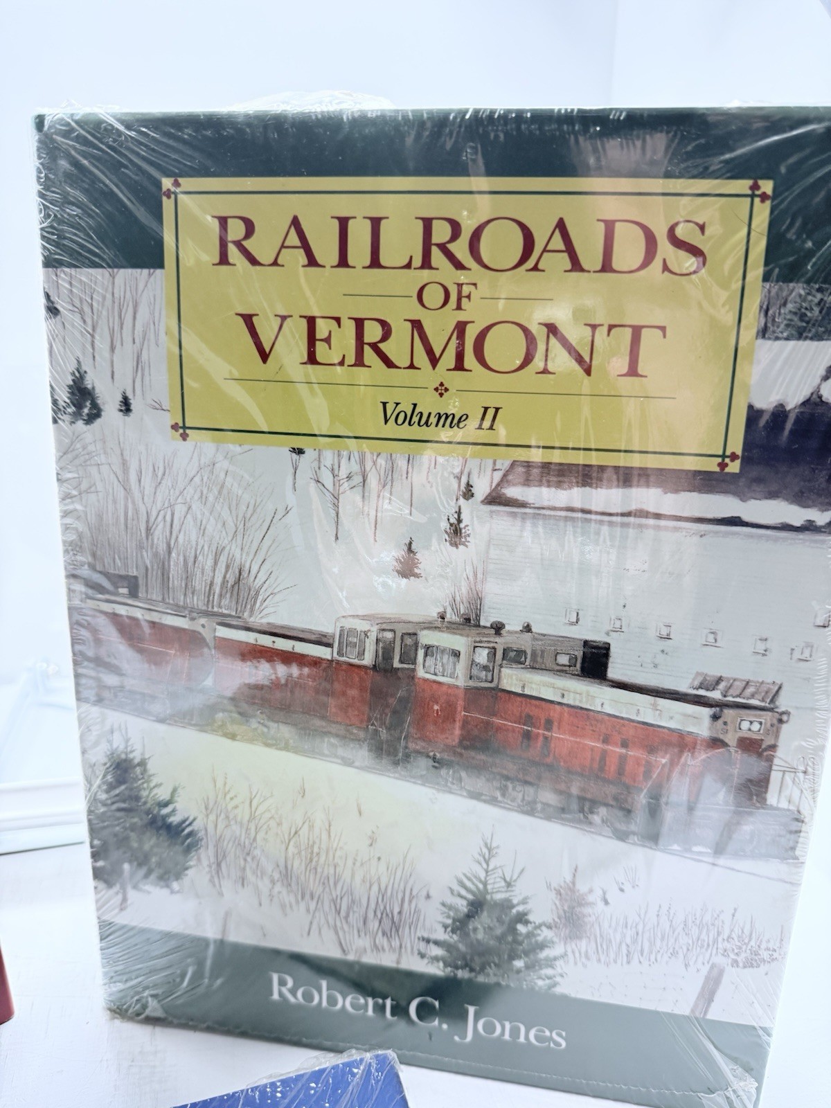 Railroads of Vermont Robert C Jones Vol 1 2 Pictorial 3 Book HC Set