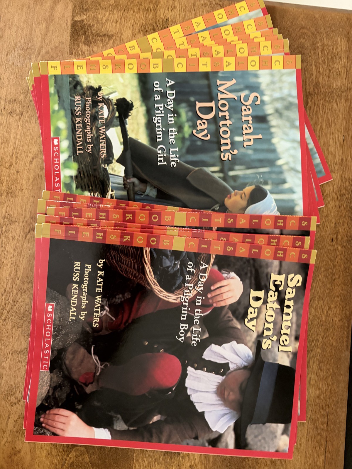 Thanksgiving Books – set of 12, 6 Sarah Morton&rsquo;s Day, 6 Samuel Eaton&rsquo;s Day