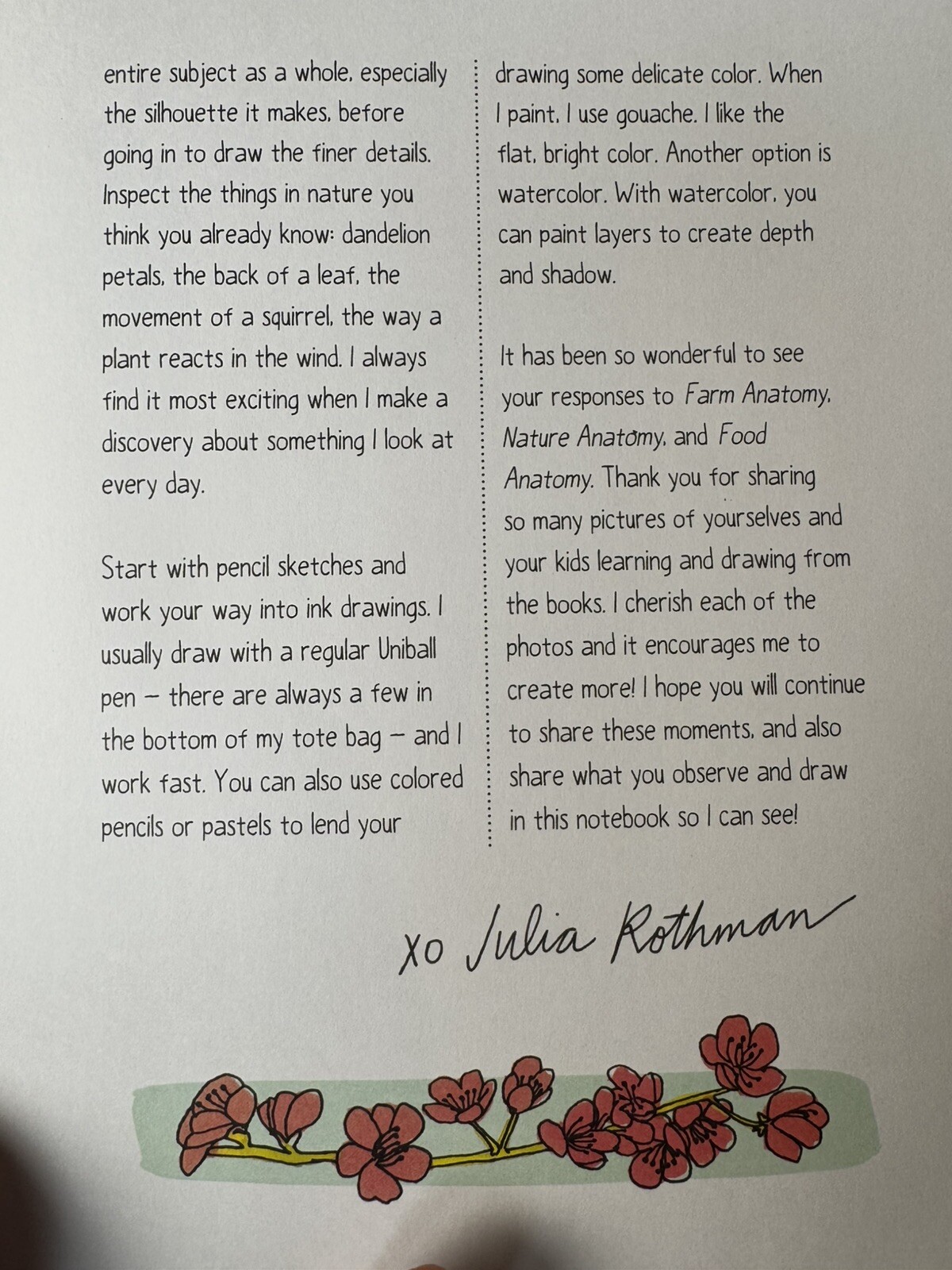 Julia Rothman 2019 Illustrated Nature Journal Notebook Hardcover – New