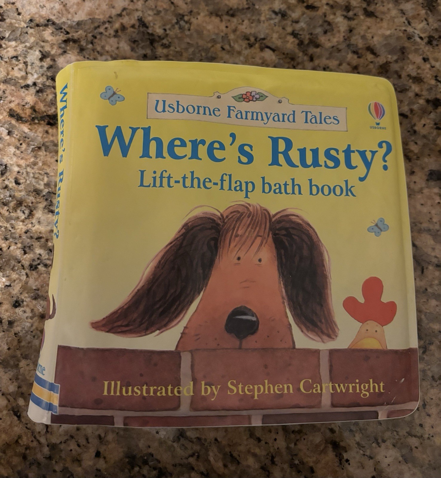 Where&rsquo;s Rusty Bath Book (Farmyard Tales Bath Books) RARE FIND!