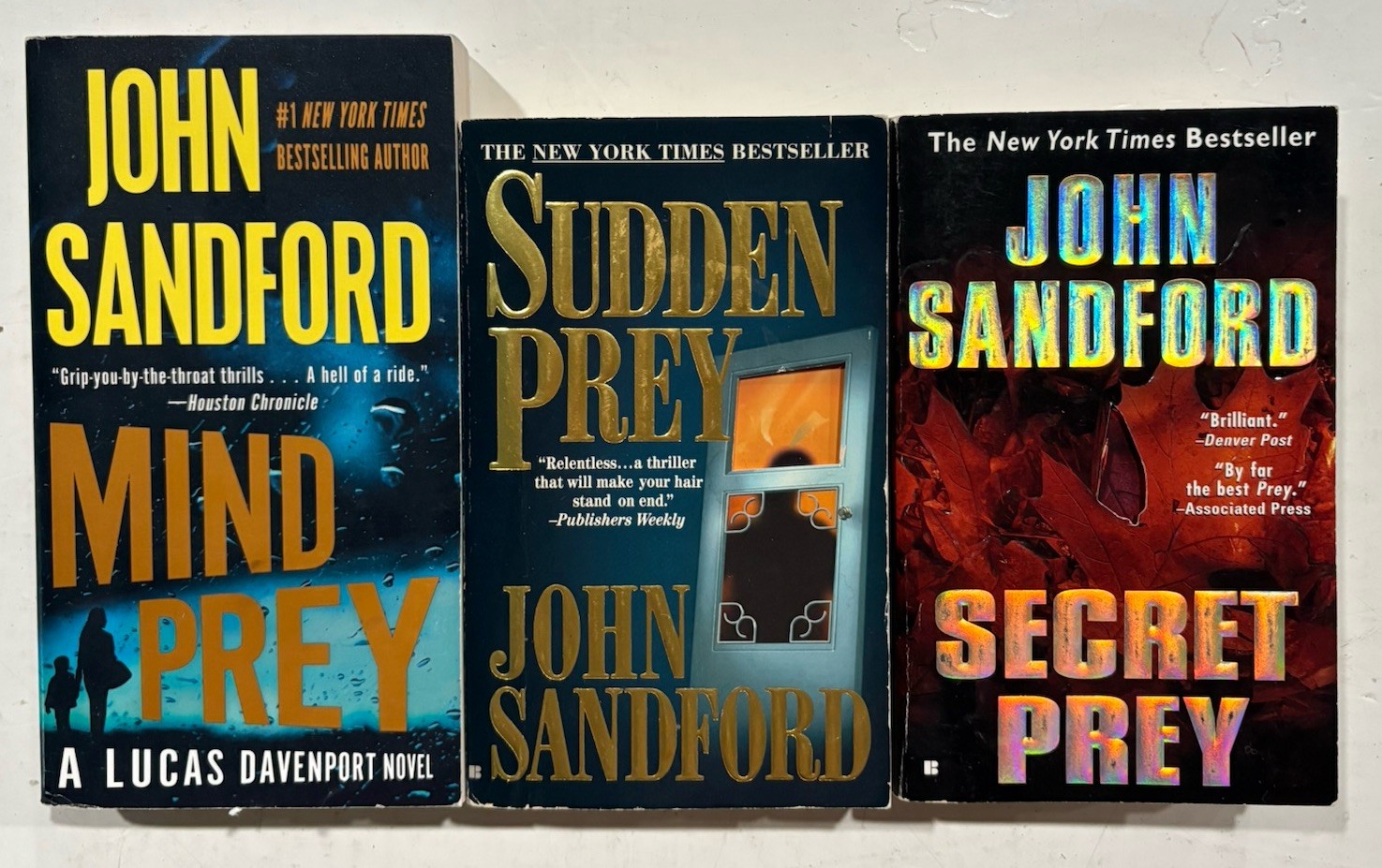 36 Book Lot Complete Lucas Davenport « PREY » Series #1-35+1 JOHN SANDFORD Set