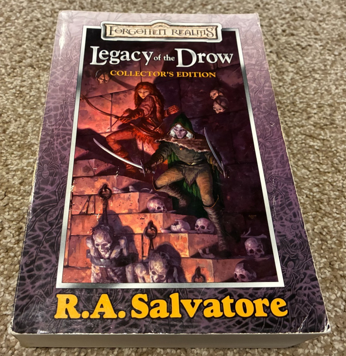 Legacy of the Drow – Collector&rsquo;s Edition – R.A. Salvatore – RARE – Drizzt Series