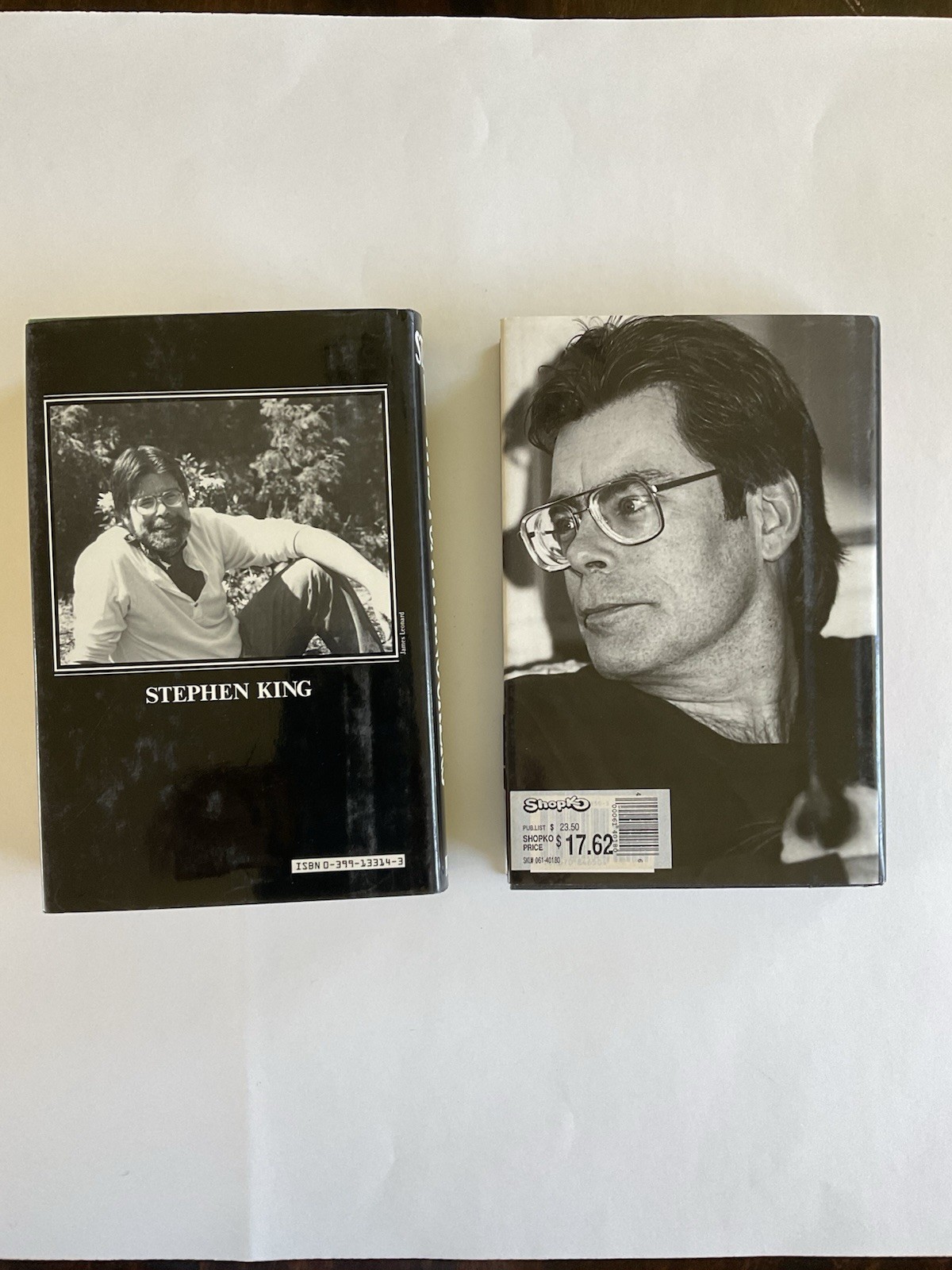 2 Hardcover Book Stephen King Lot Gerald’s Game 1st Print & The Tommyknockers