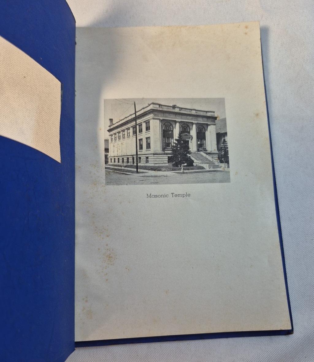 CENTENNIAL CELEBRATION 1847-1947 INDIANA MASONIC LODGE FREE MASON BOOK