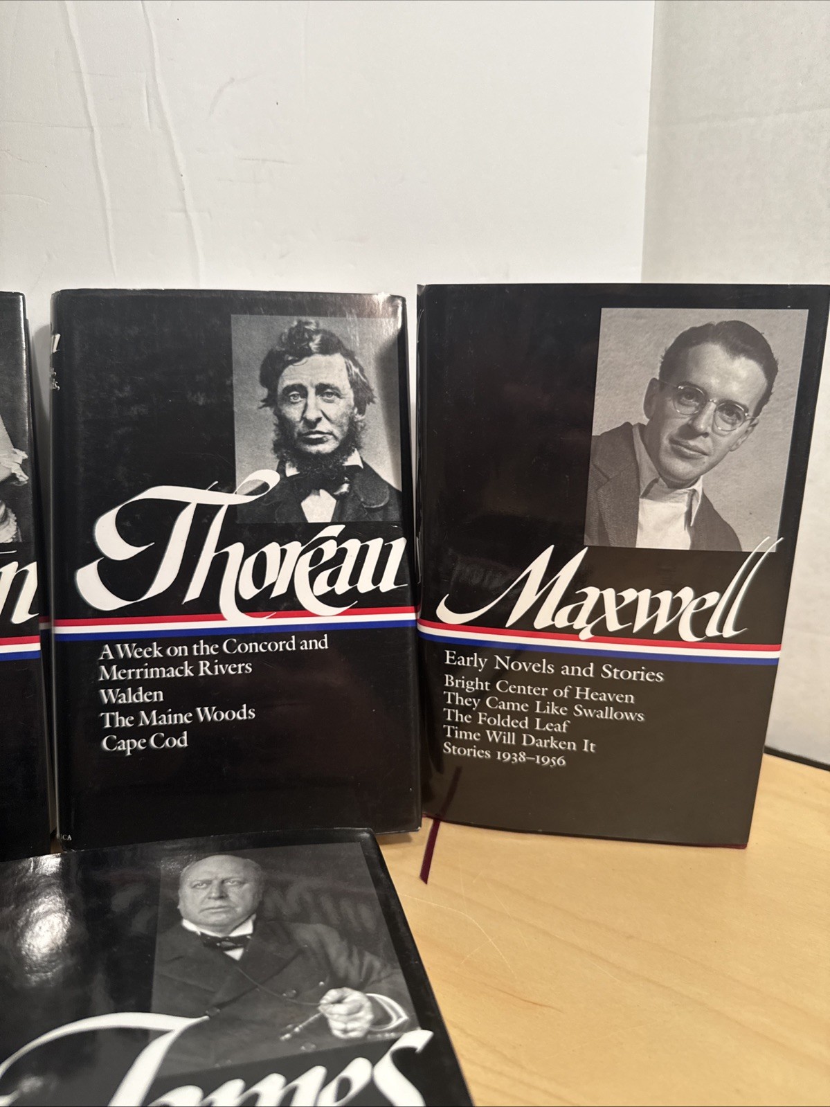The Library Of America Lot James, O’Neill, Wharton, Maxwell, Thoreau