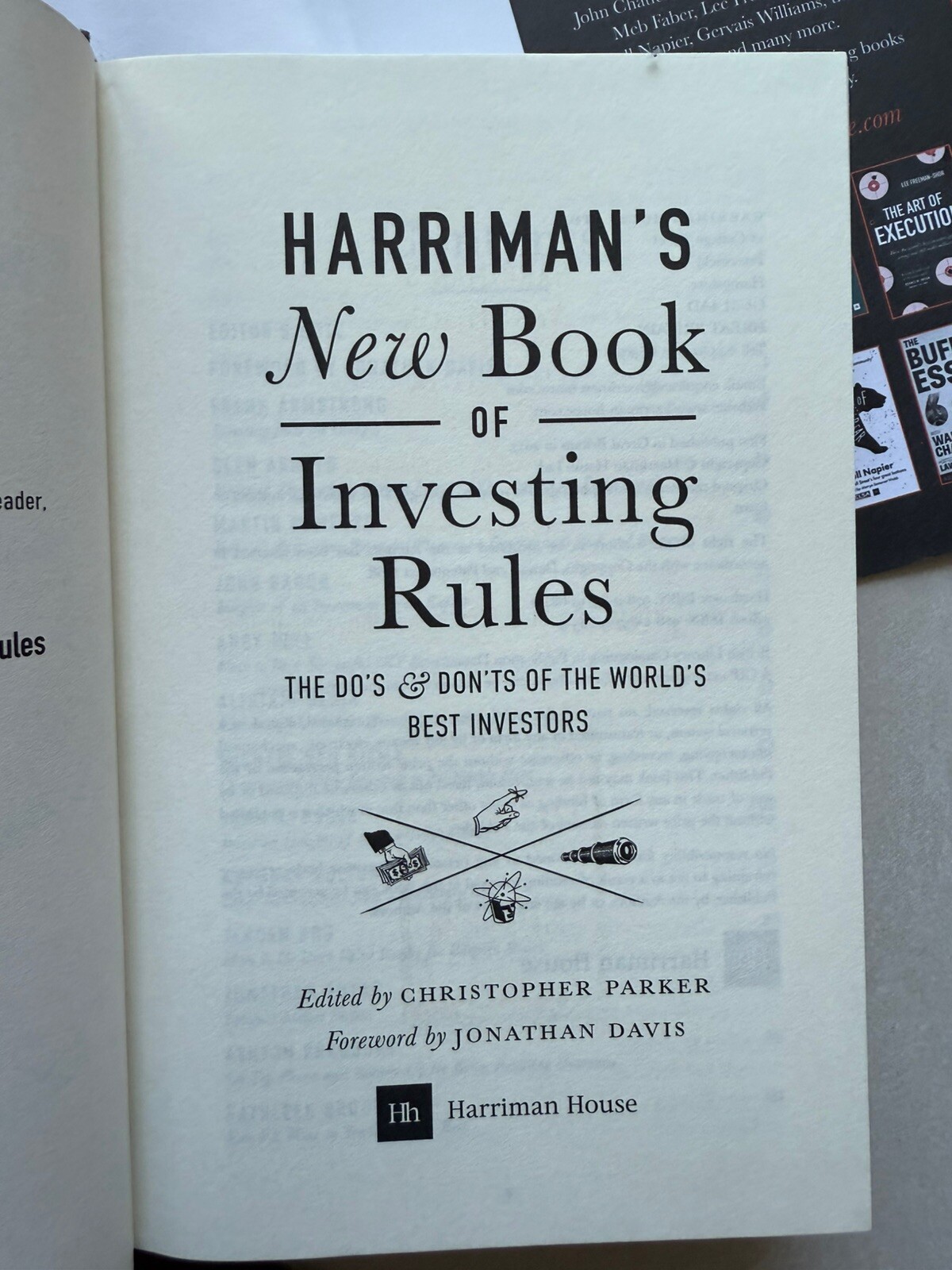 Harriman&rsquo;s New Book of Investing Rules edited by Christopher Parker