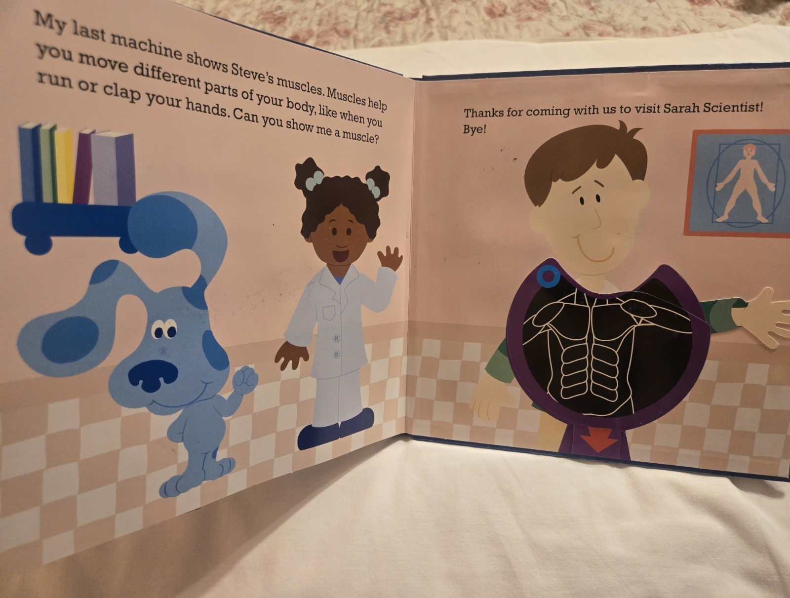 Vintage Blue&rsquo;s Clues Book Bundle – New « Amazing Body » & VGUC « Skidoo to Planets »