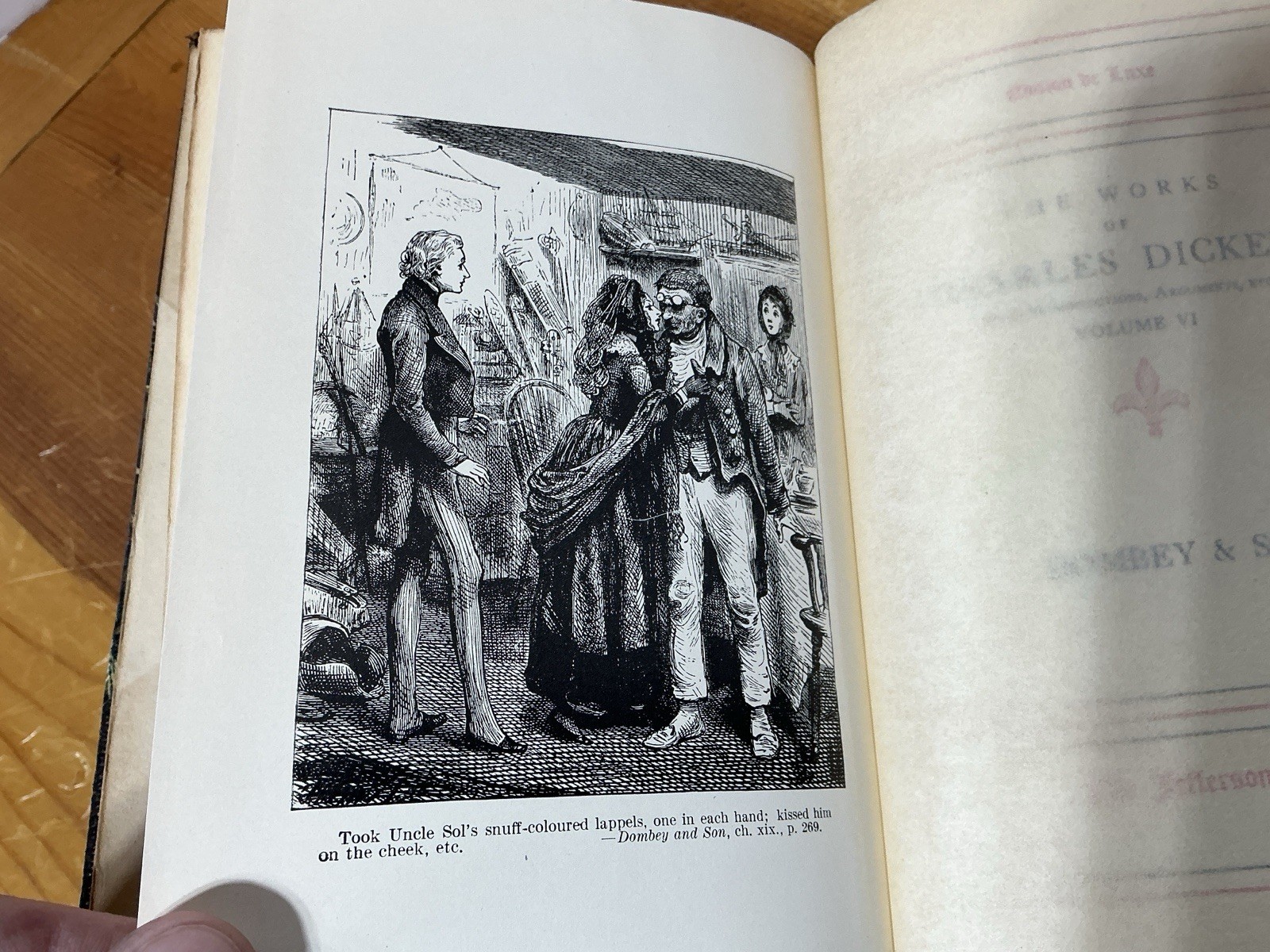 DOMBEY & SON the Works Of Charles Dickens Oliver 1878 Deluxe Edition Jefferson