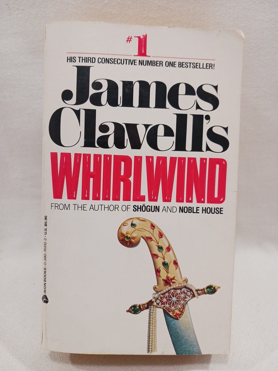 Shogun PB Book Lot James Clavell Noble House Whirlwind King Rat The Asian Saga