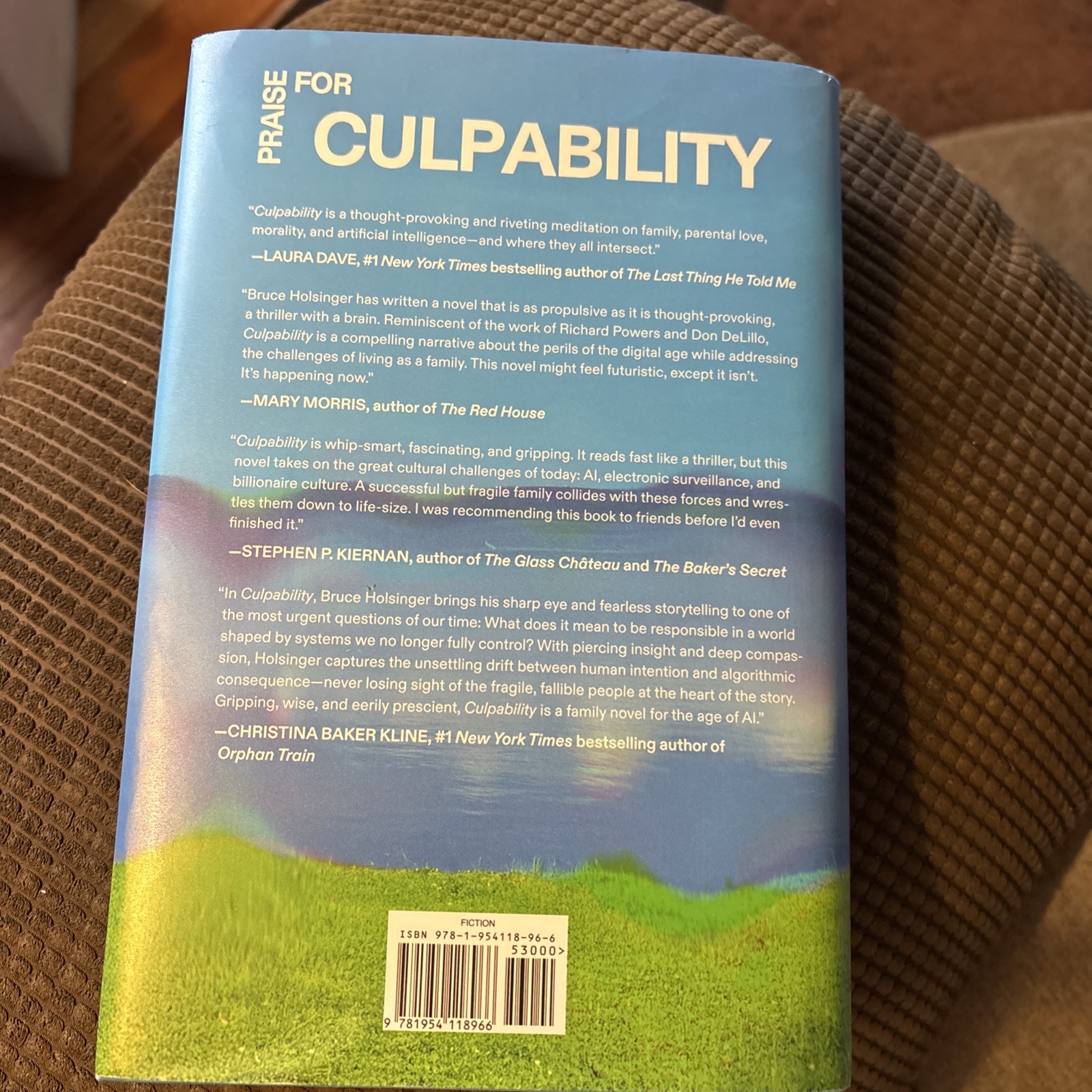 Culpability [Oprah&rsquo;s] Bruce Holsinger – 2025 1st print hc – very good condition