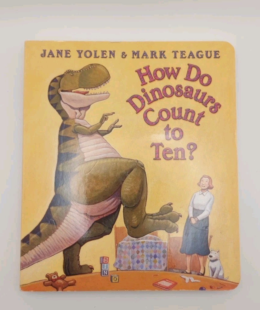 🦕 2 Board Books – How Do Dinosaurs Count to Ten & Noisy Dinosaurs