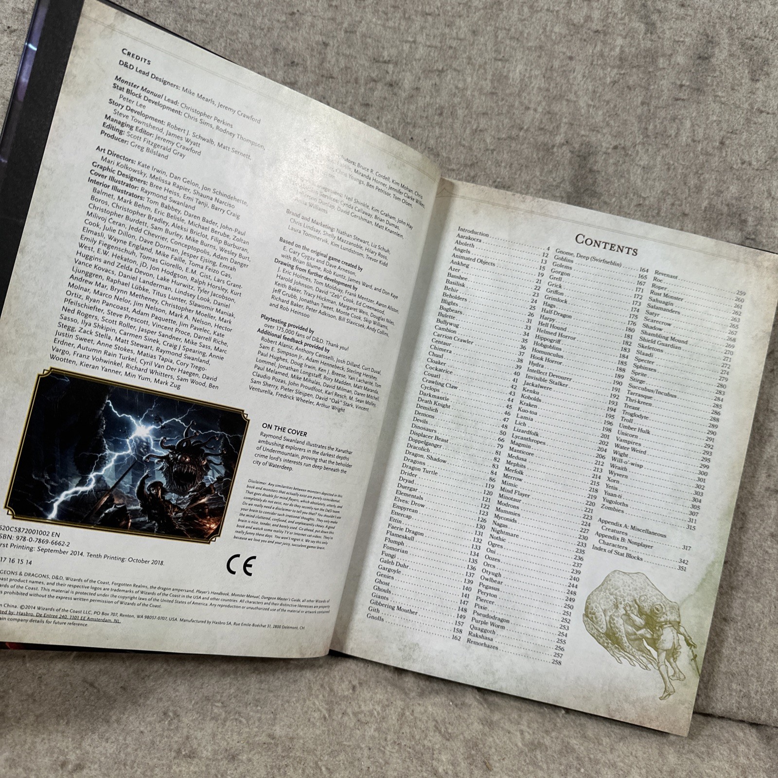 D&D Monster Manual, Wizards of the Coast, D&D Core Rulebook, 2018, HB