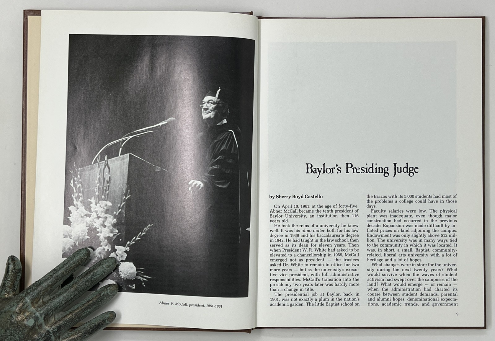 VTG BIOGRAPHY: Abner McCall: One Man&rsquo;s Journey – 1981 1st Ed. HC Baylor Univ.