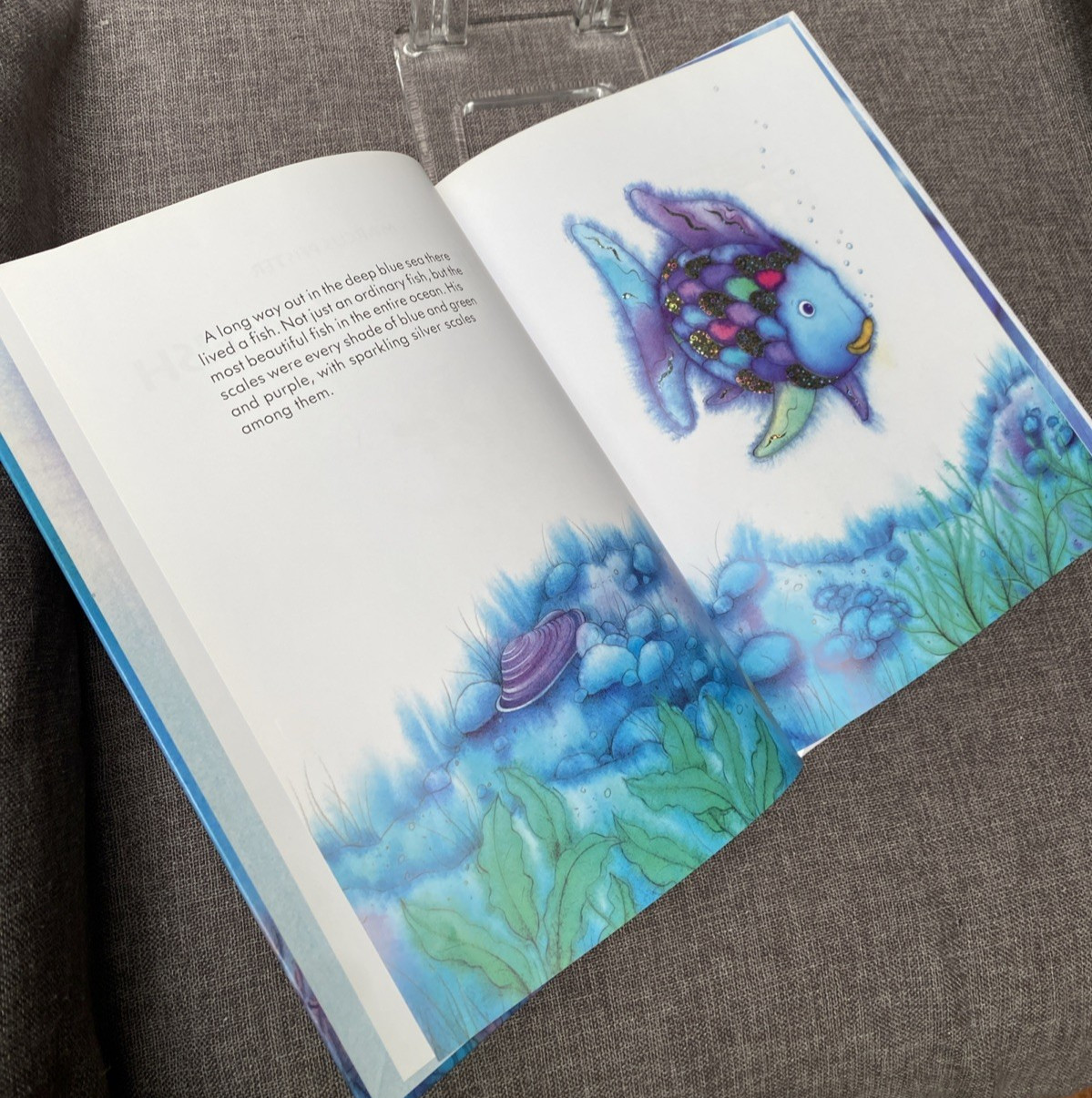 SIGNED The Rainbow Fish by Marcus Pfister Hardcover « For Danielle » 1992