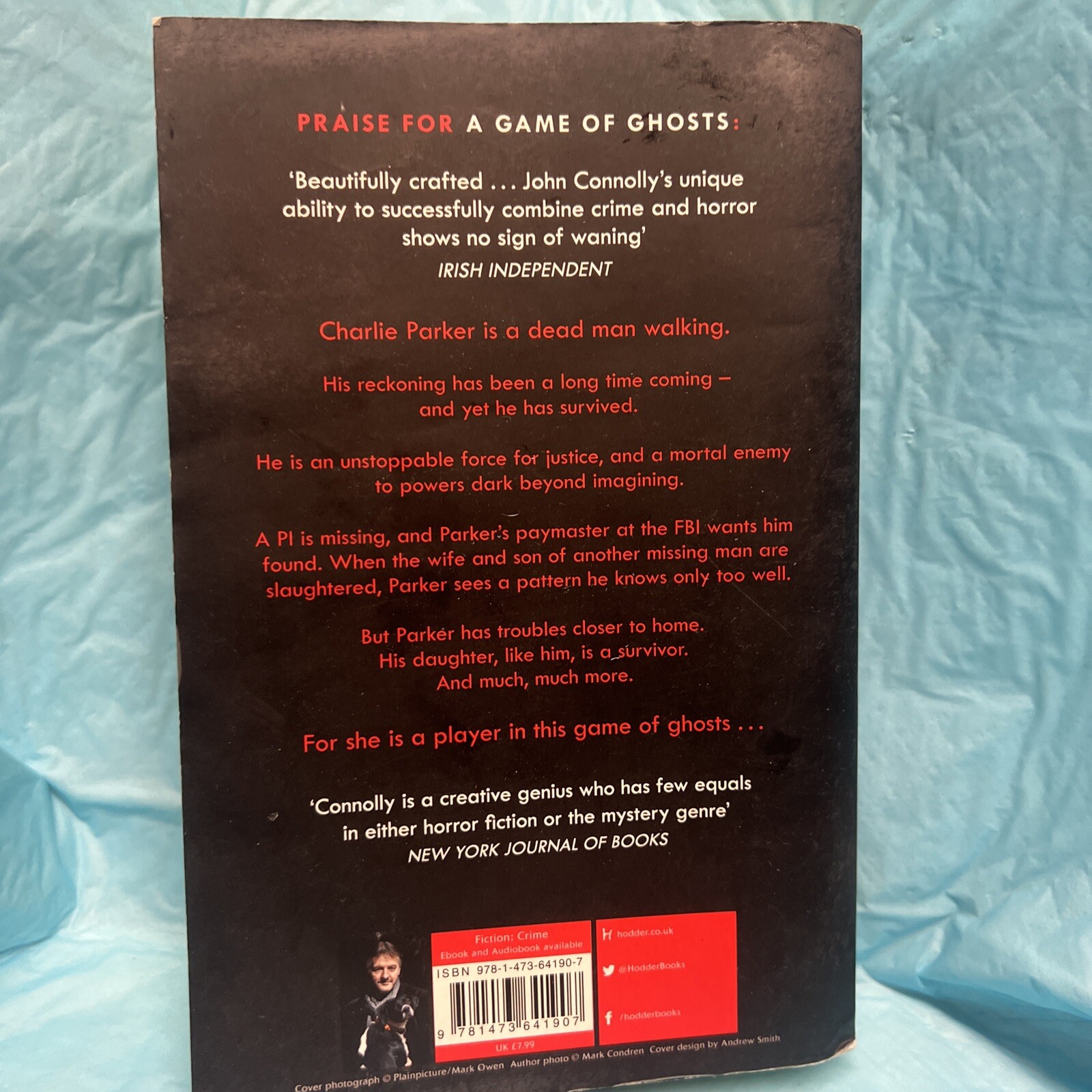 Connolly~A Game of Ghosts: A Charlie Parker Series- Actual Book-NO GUESSING