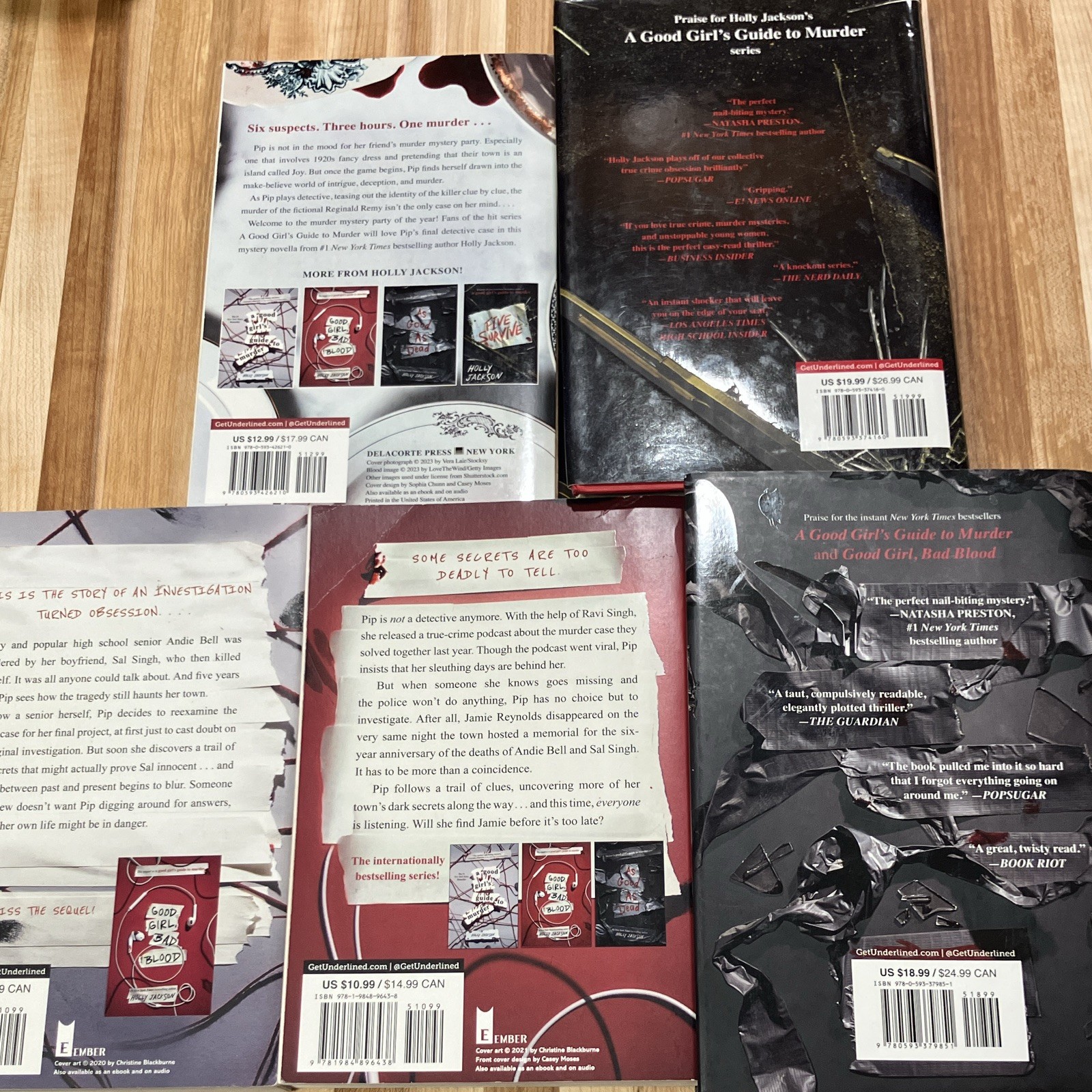 Holly Jackson 5 Books – A Good Girl&rsquo;s Guide to Murder Series Included