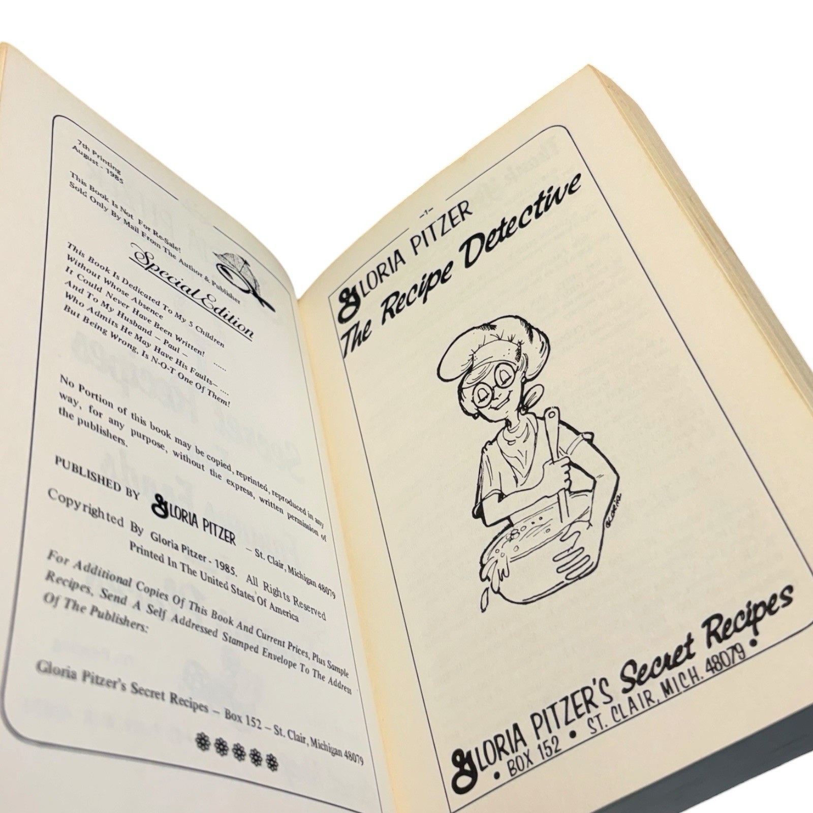 Gloria Pitzer&rsquo;s Better Cookery Cookbook Best of the Recipe Detective Aug. 1985