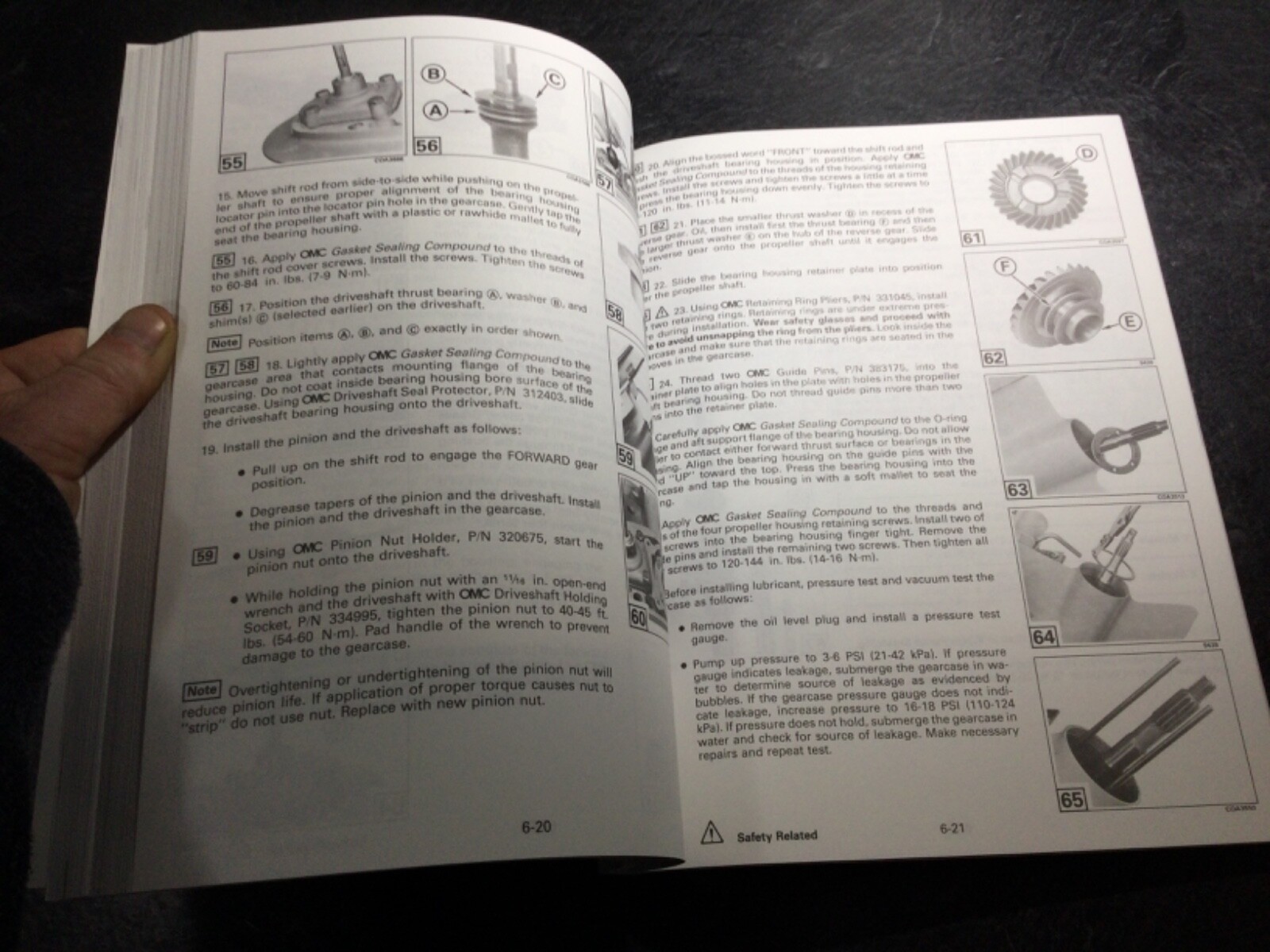 1997 Johnson & Evinrude « EU » 50, 60, 65 70 HP 3-Cylinder Outboard Service Manual