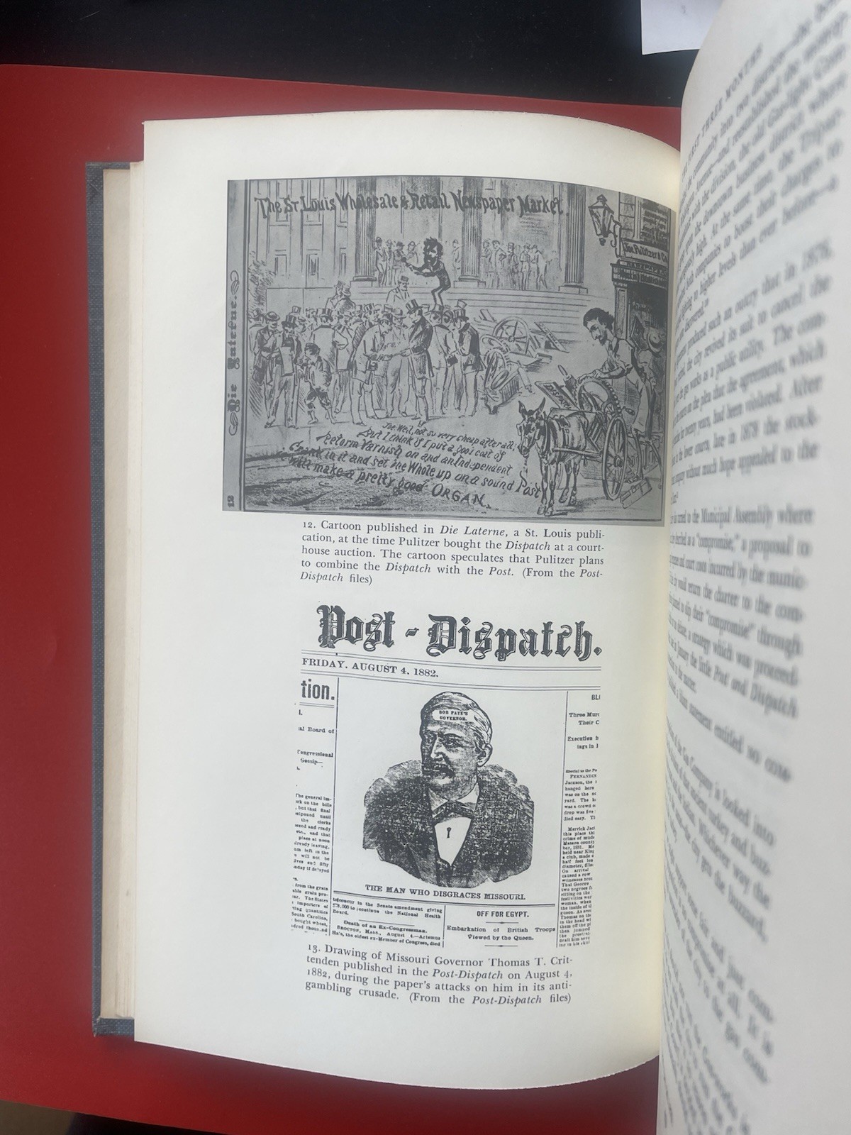 Signed 1st Ed., Pulitzer’s Post-Dispatch 1878-1883, Rammelkamp, HC, VG+, 1967